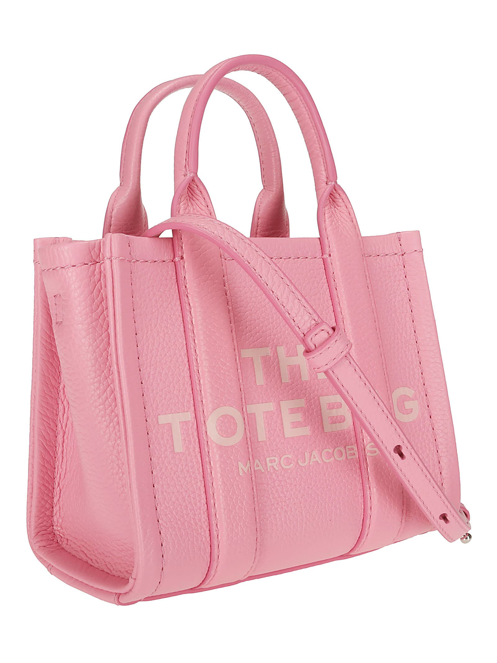 Shop Marc Jacobs The Mini Tote In Petal Pink