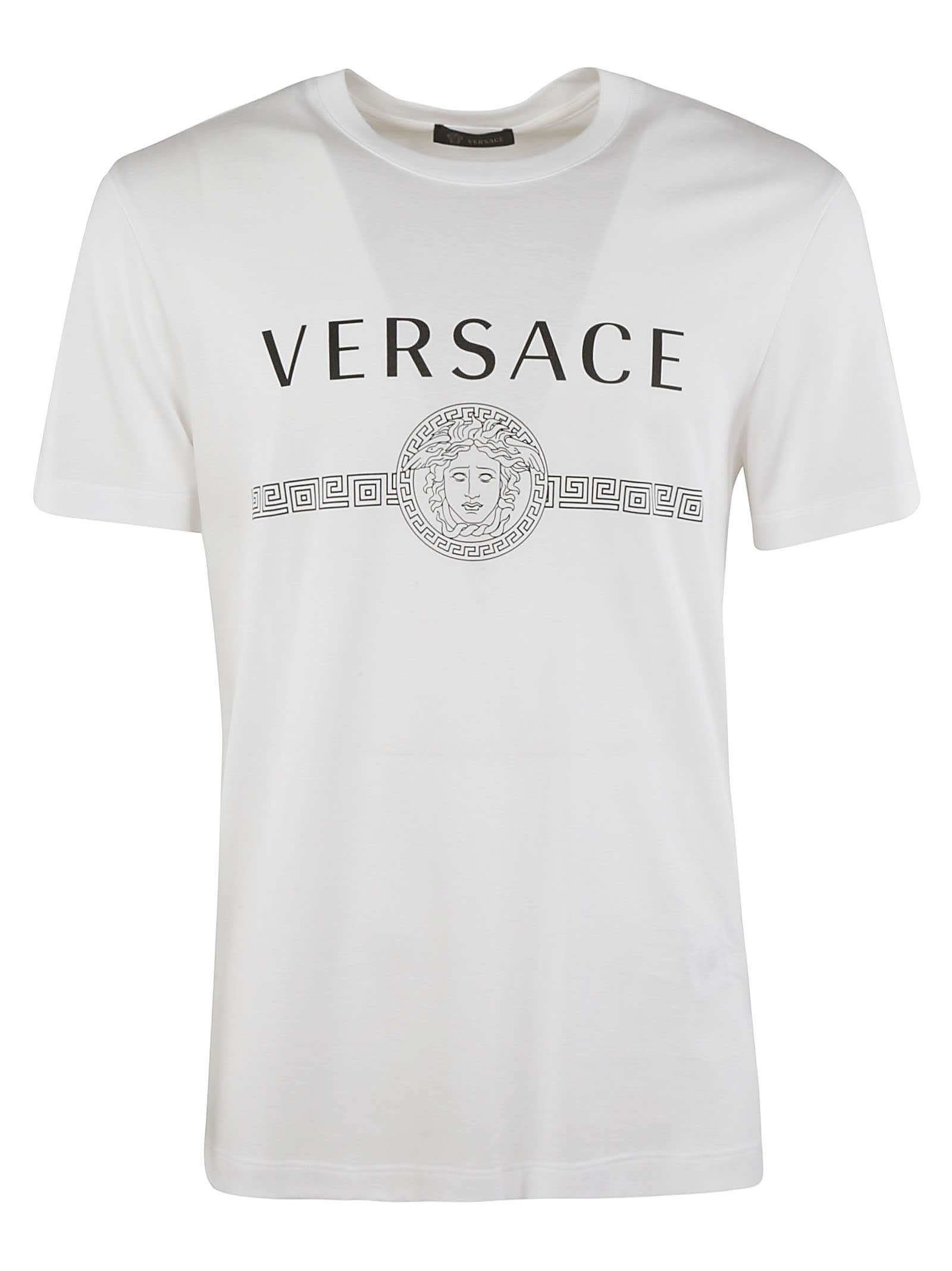 Versace Versace Logo Print T-shirt - white - 10983436 | italist