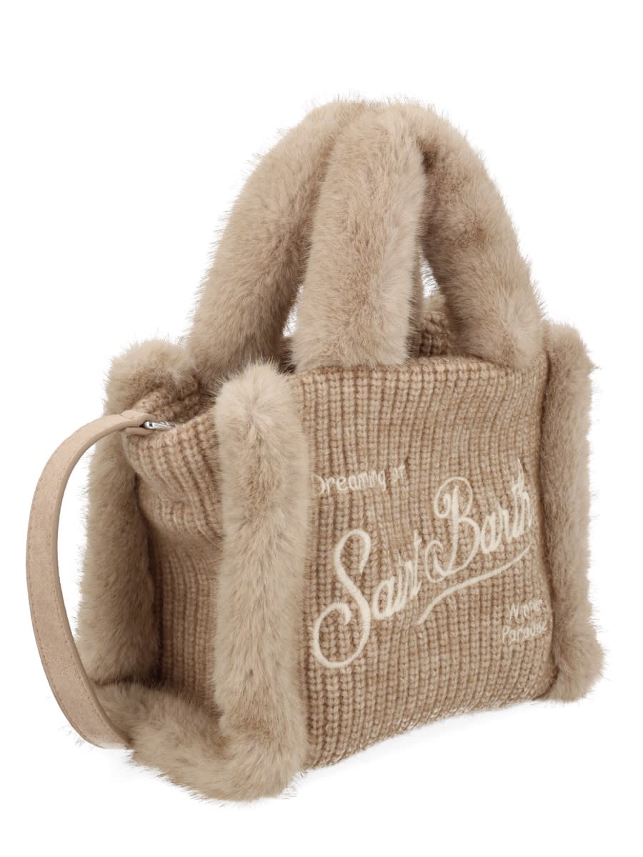 Mc2 Saint Barth Vanity Mini Tote Bag In Sand