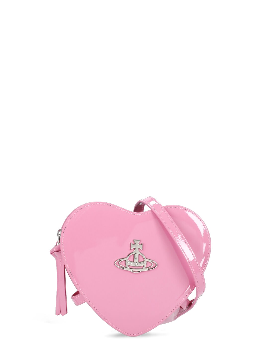 Shop Vivienne Westwood Louise Heart Bag In Pink