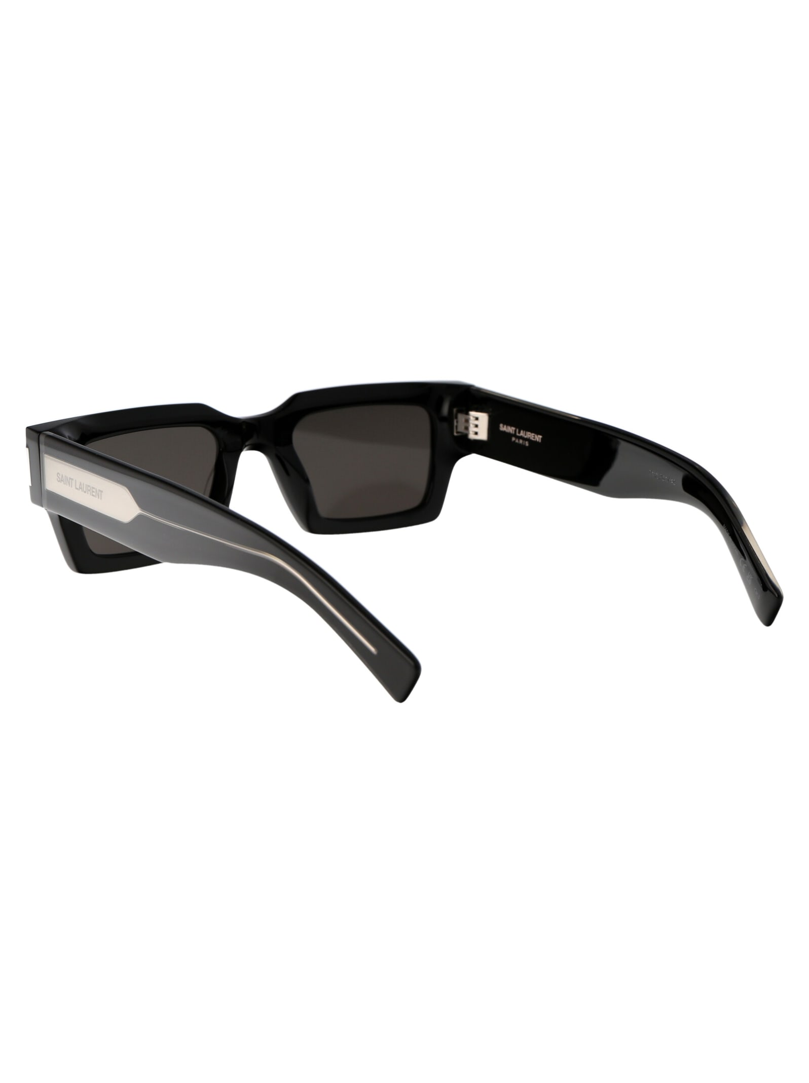 Saint Laurent Sl 572 Square-frame Sunglasses In Black