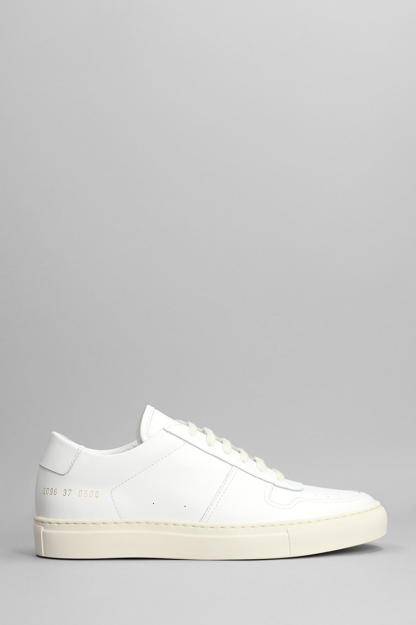 Common Projects Bball Sneakers In White Leather