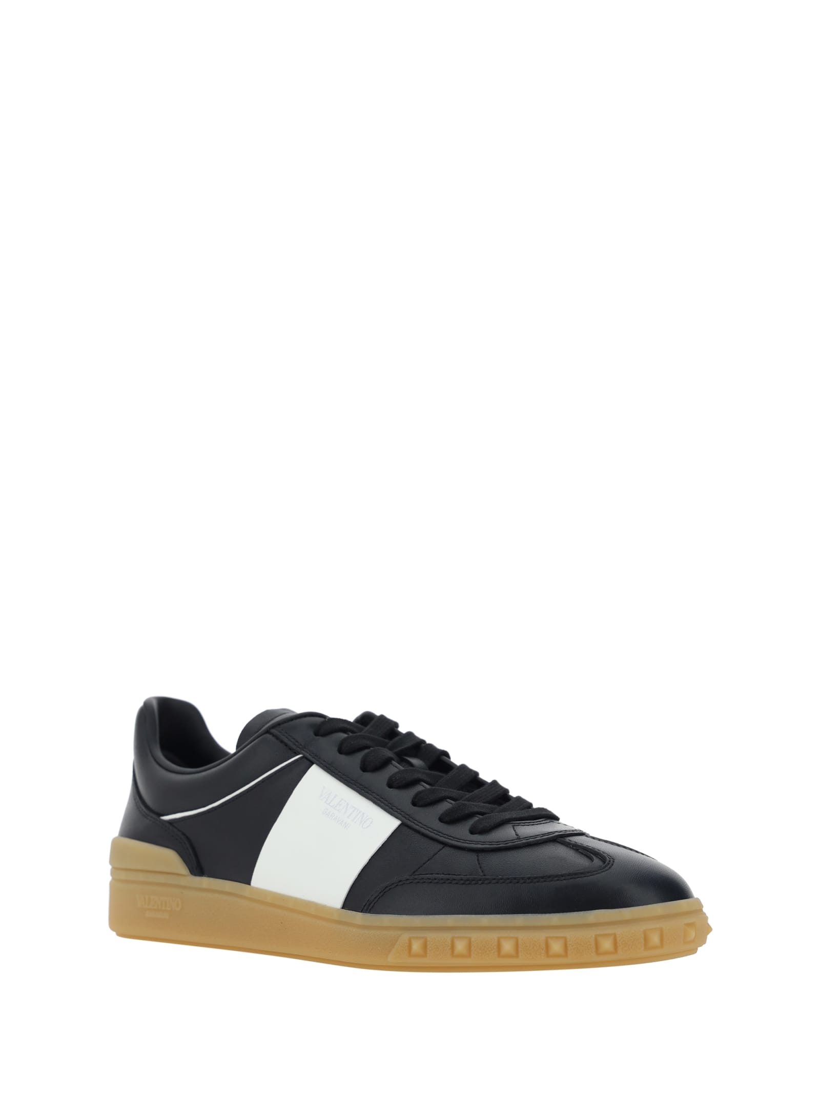 Shop Valentino Garavani Upvillage Sneakers In Nero-bianco