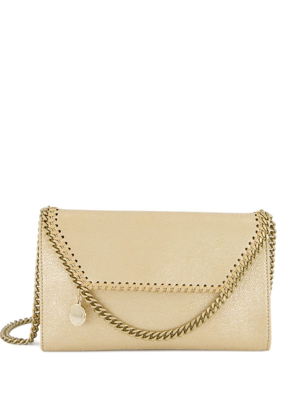 Stella Mccartney Falabella Wallet On Chain In Gold