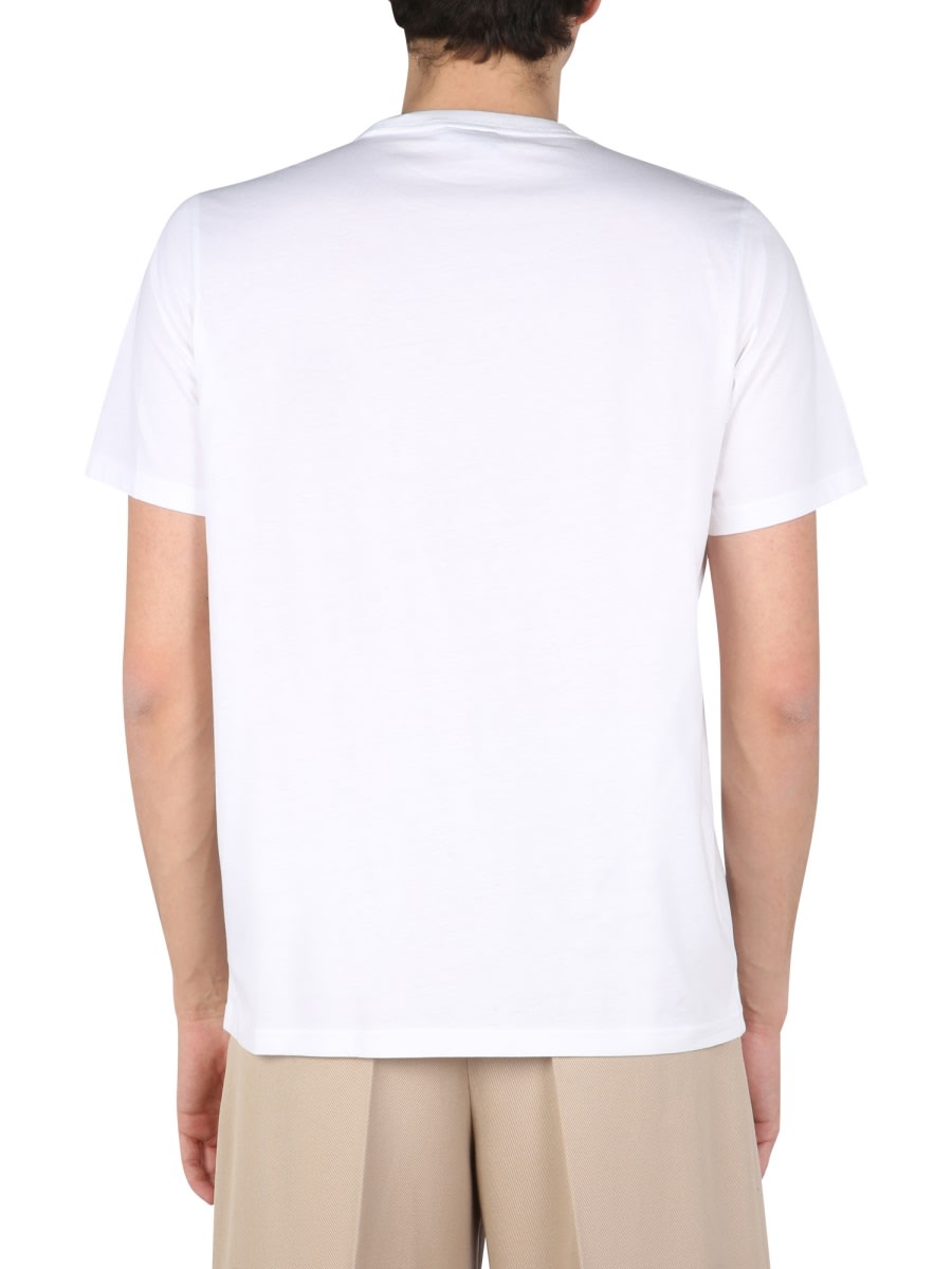 Shop Ps By Paul Smith Moon Skull T-shirt In White