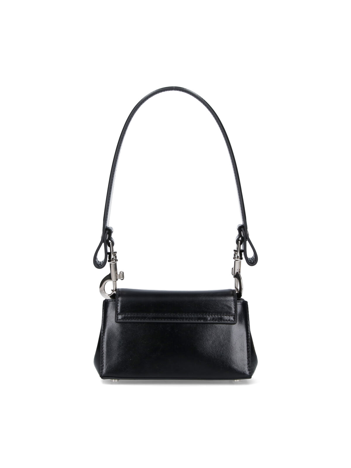 Vivienne Westwood Rectangular Black Handbag With Silver Emblem In Black