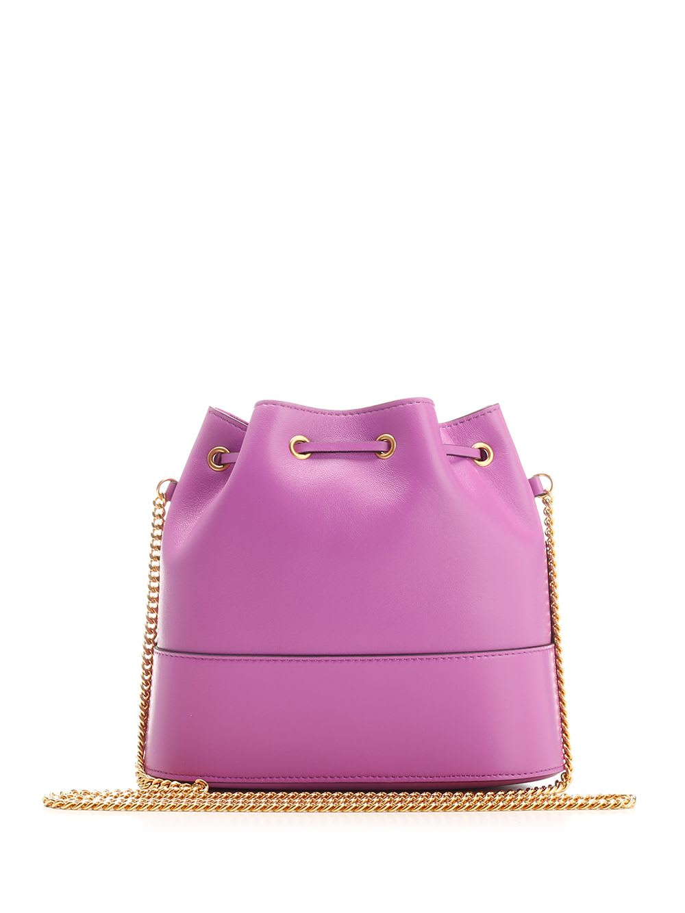 Shop Valentino V Logo Signature Mini Bucket Bag In Violet