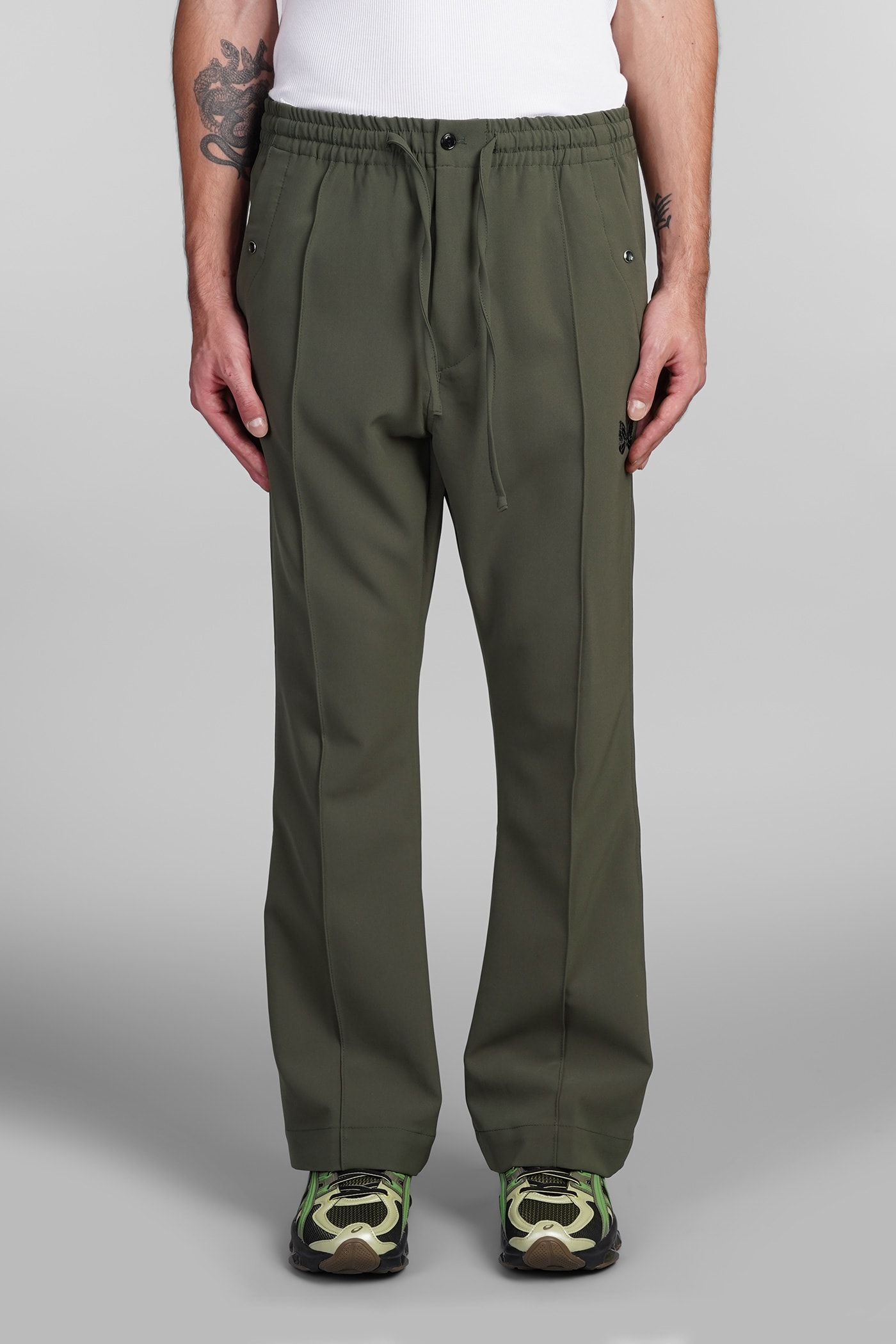 Pants In Green Polyester