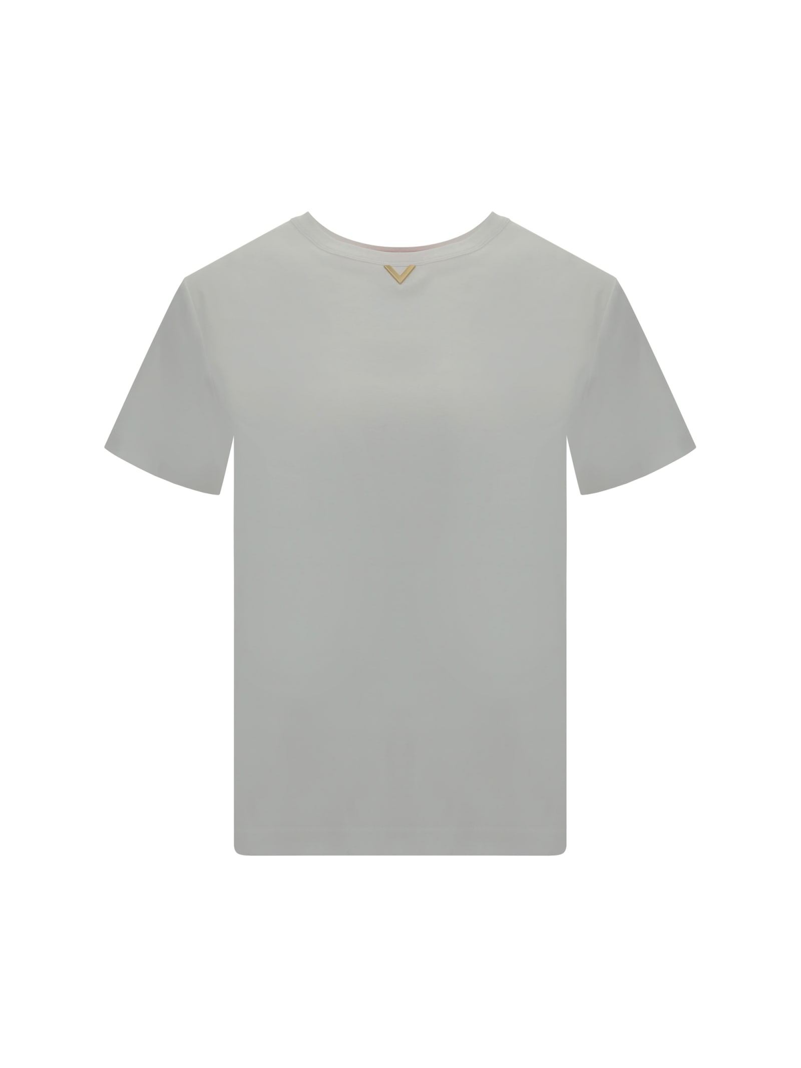 Shop Valentino T-shirt In White