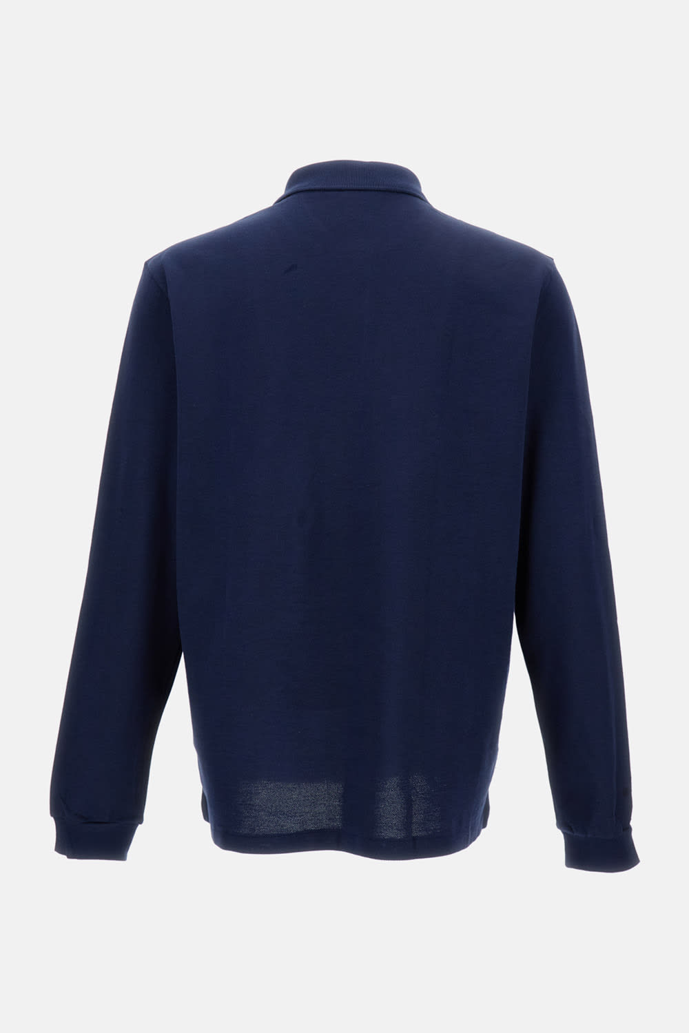 Lacoste Navy Classic Fit Long Sleeve L.12.12 Polo In Blue