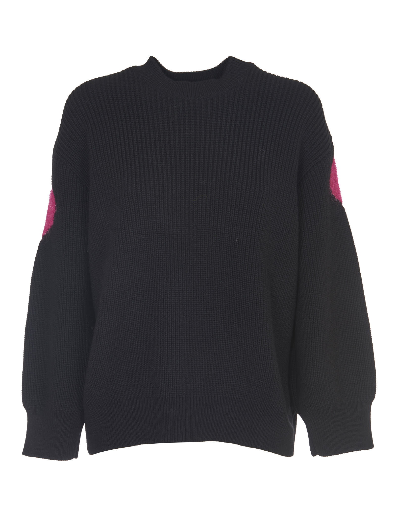 Barrow Black Jacquard Sweater