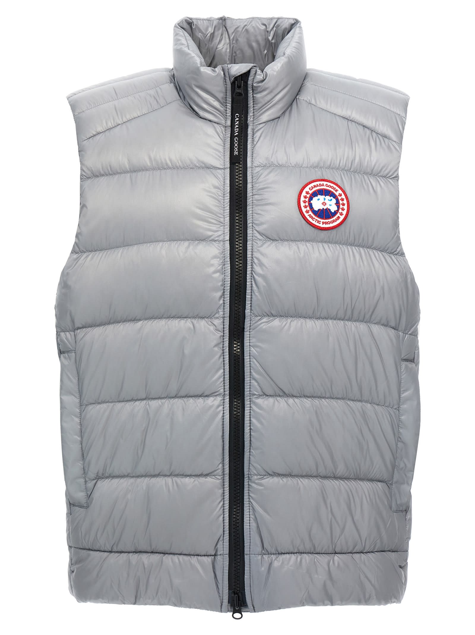 Shop Canada Goose Crofton Vest In Gray