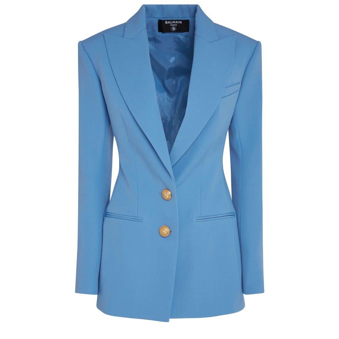 Peak-lapels Single-breasted Blazer