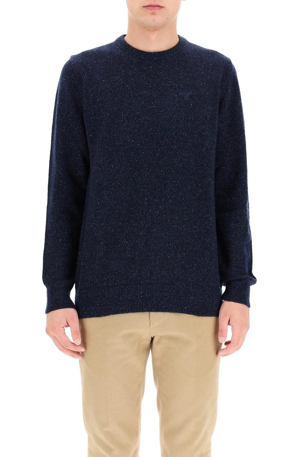 Barbour Tisbury Crewneck Pullover In Navy
