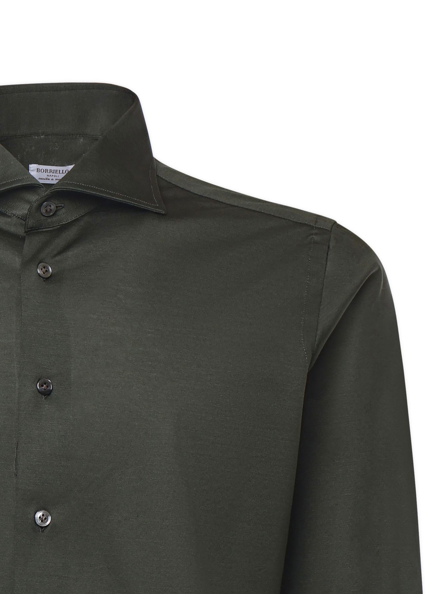 Borriello Napoli Button-up Shirt In Green