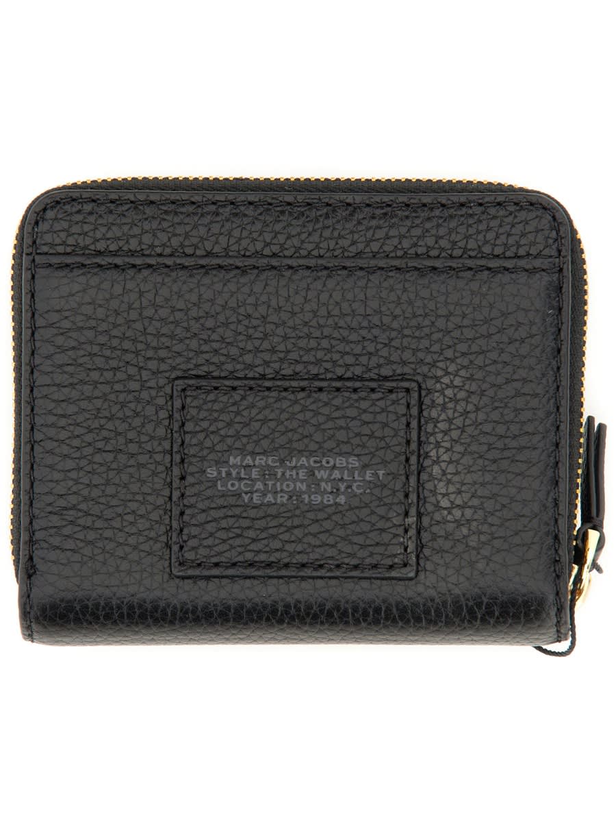 Shop Marc Jacobs The Compact Mini Wallet In Black