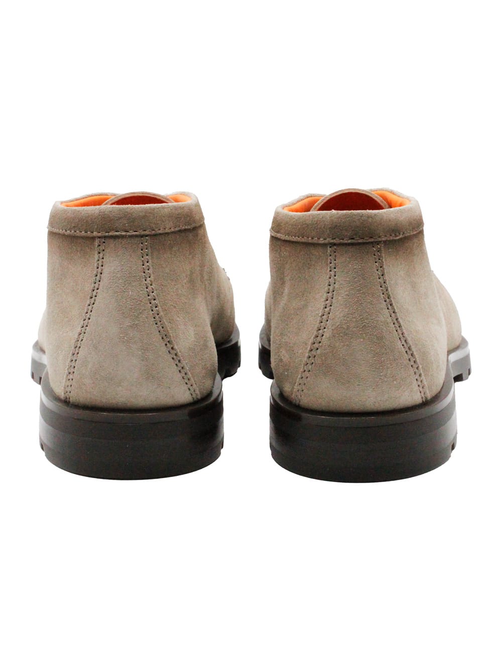 Santoni Laced Shoes In Brown