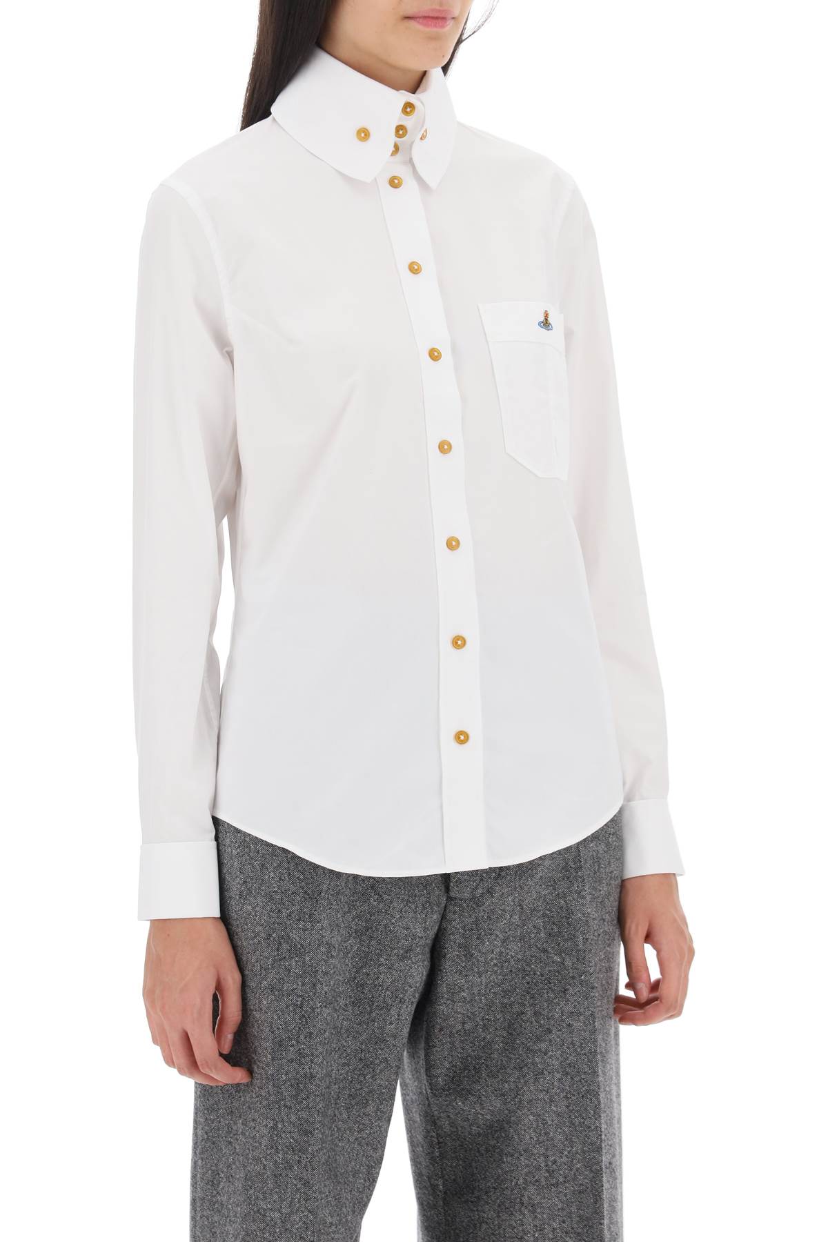 VIVIENNE WESTWOOD KRALL COTTON SHIRT