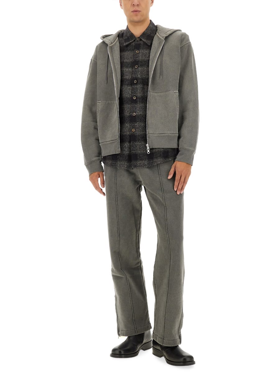 Our Legacy Mens Above Oakland Low Twist Check Shirt In Black