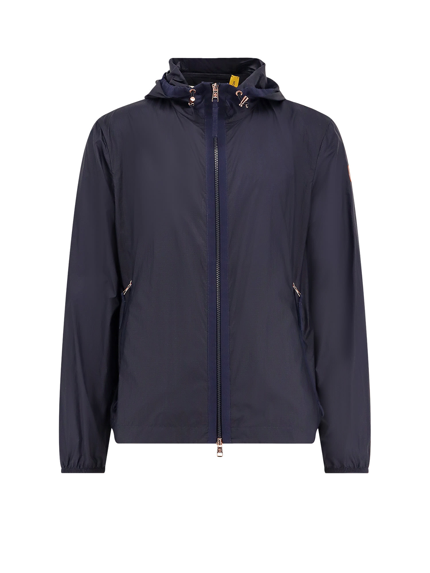Moncler Genius Blue Hamlin Hooded Windbreaker In Blue