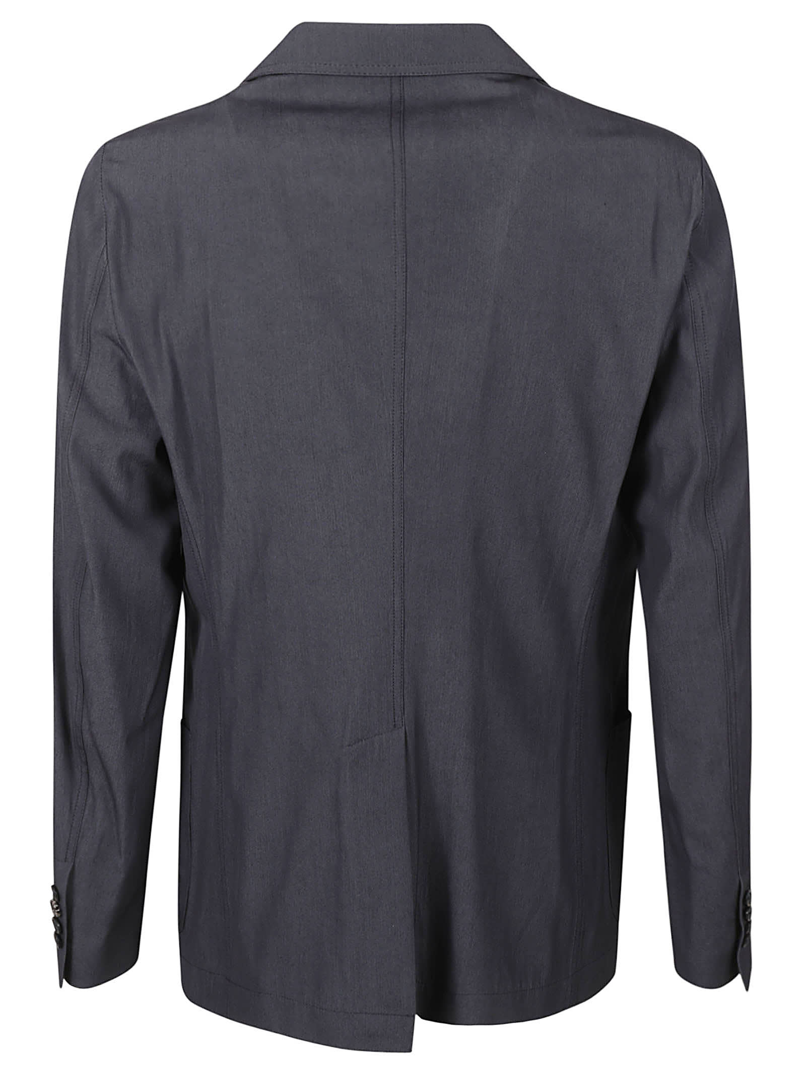 Shop Dolce & Gabbana Classic Patched Pocket Blazer In Dark Blue