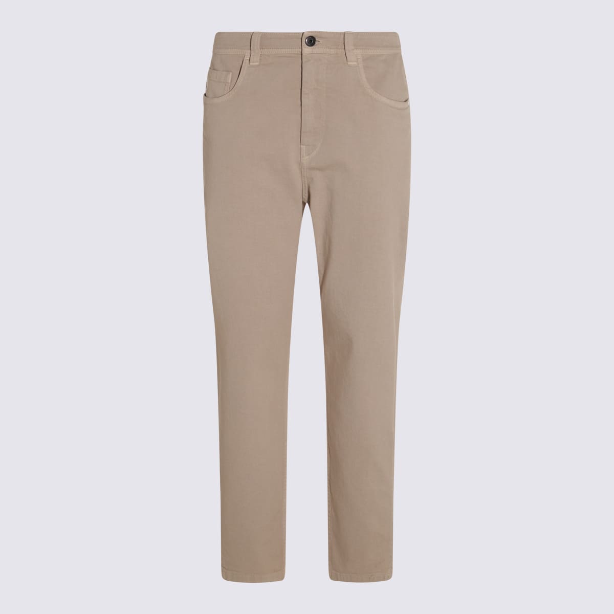 Brunello Cucinelli Beige Cotton Jeans