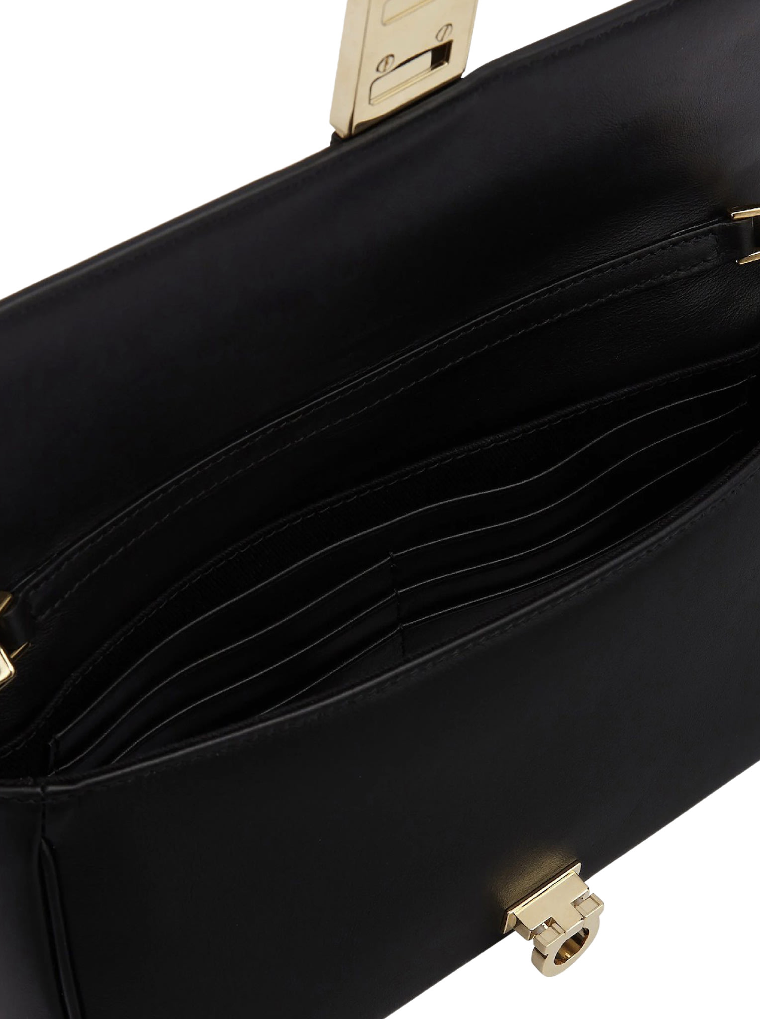 Shop Ferragamo Shoulder Archive Minibag 23,0x4,5x12,0 In Black