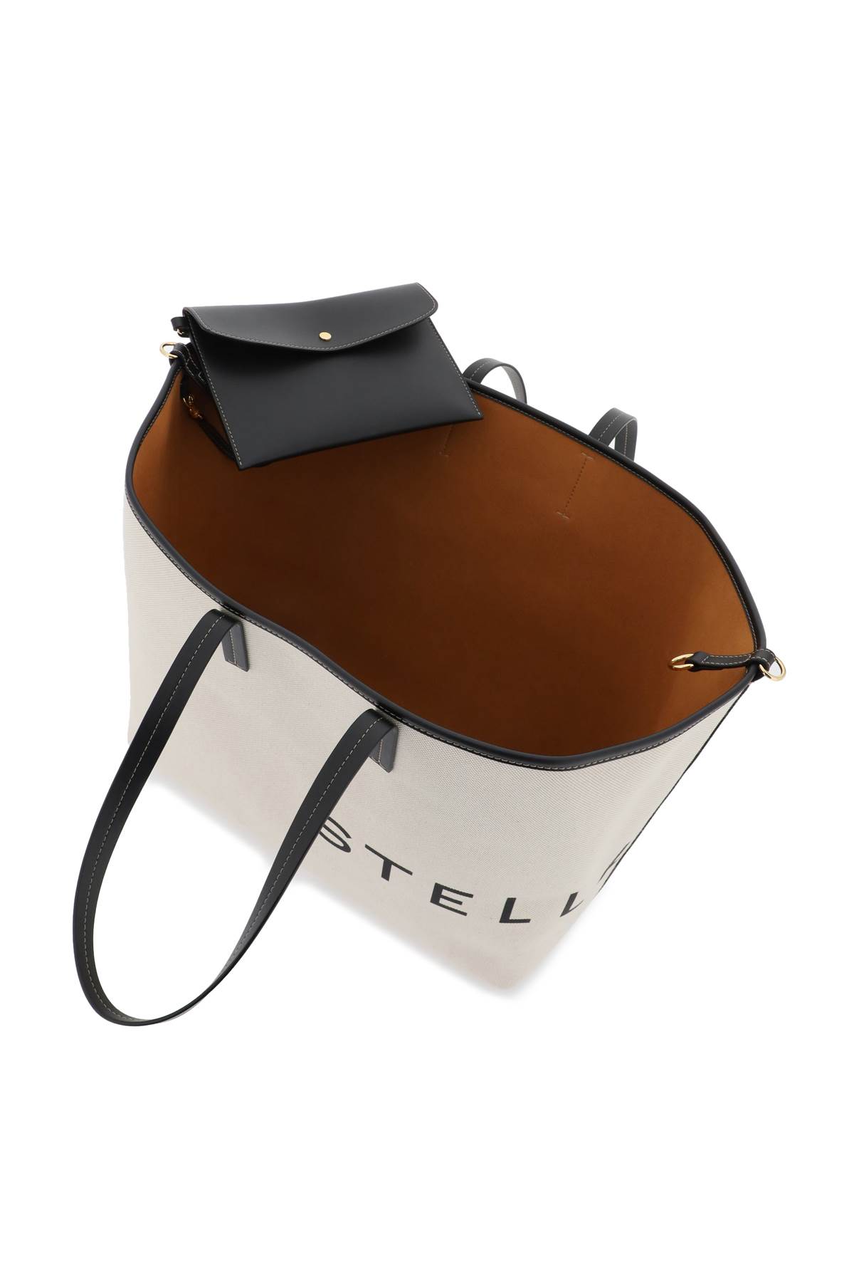 Stella Mccartney Canvas Tote Bag In Ecru (white)