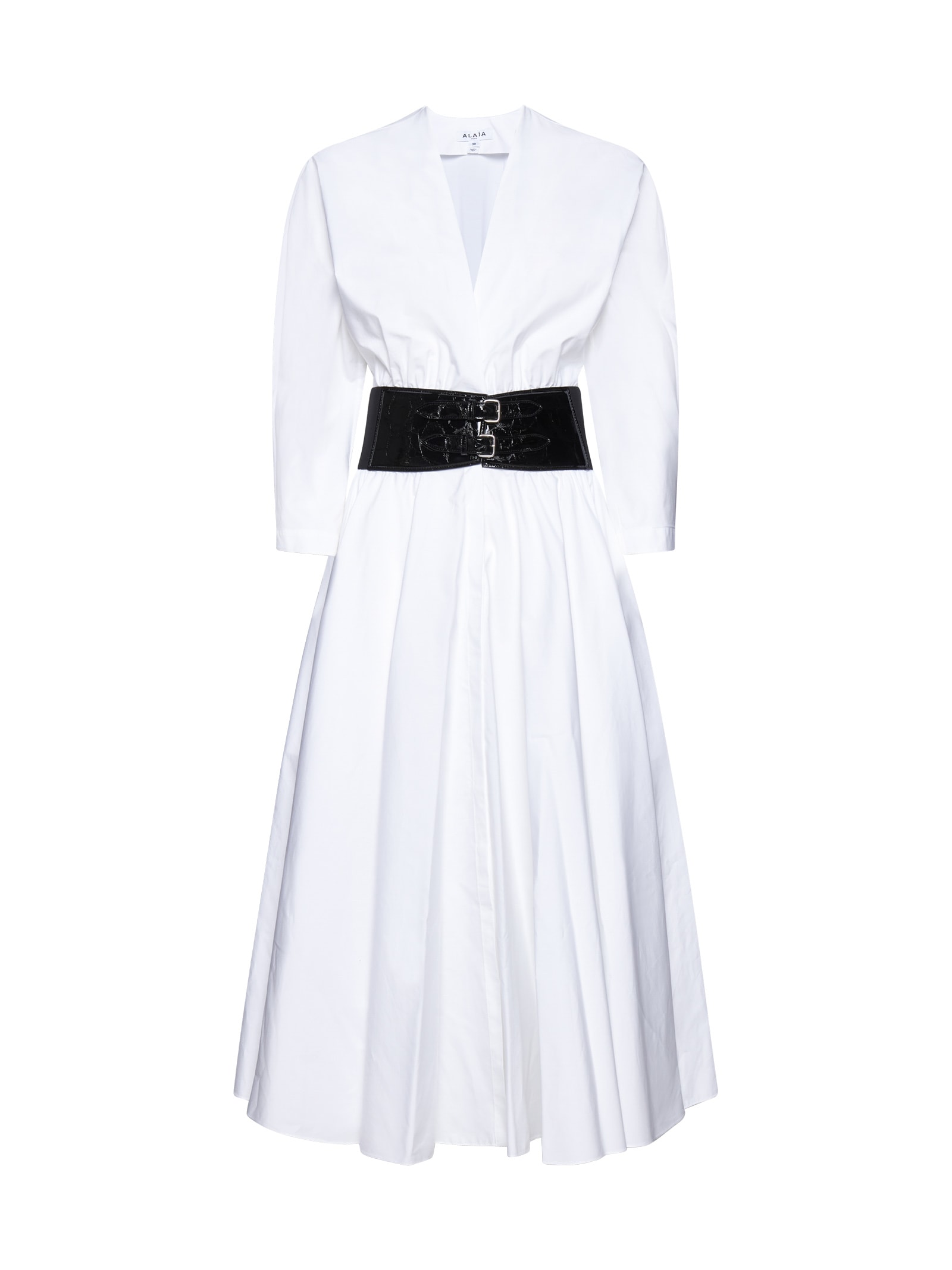 Shop Alaïa Dress In White