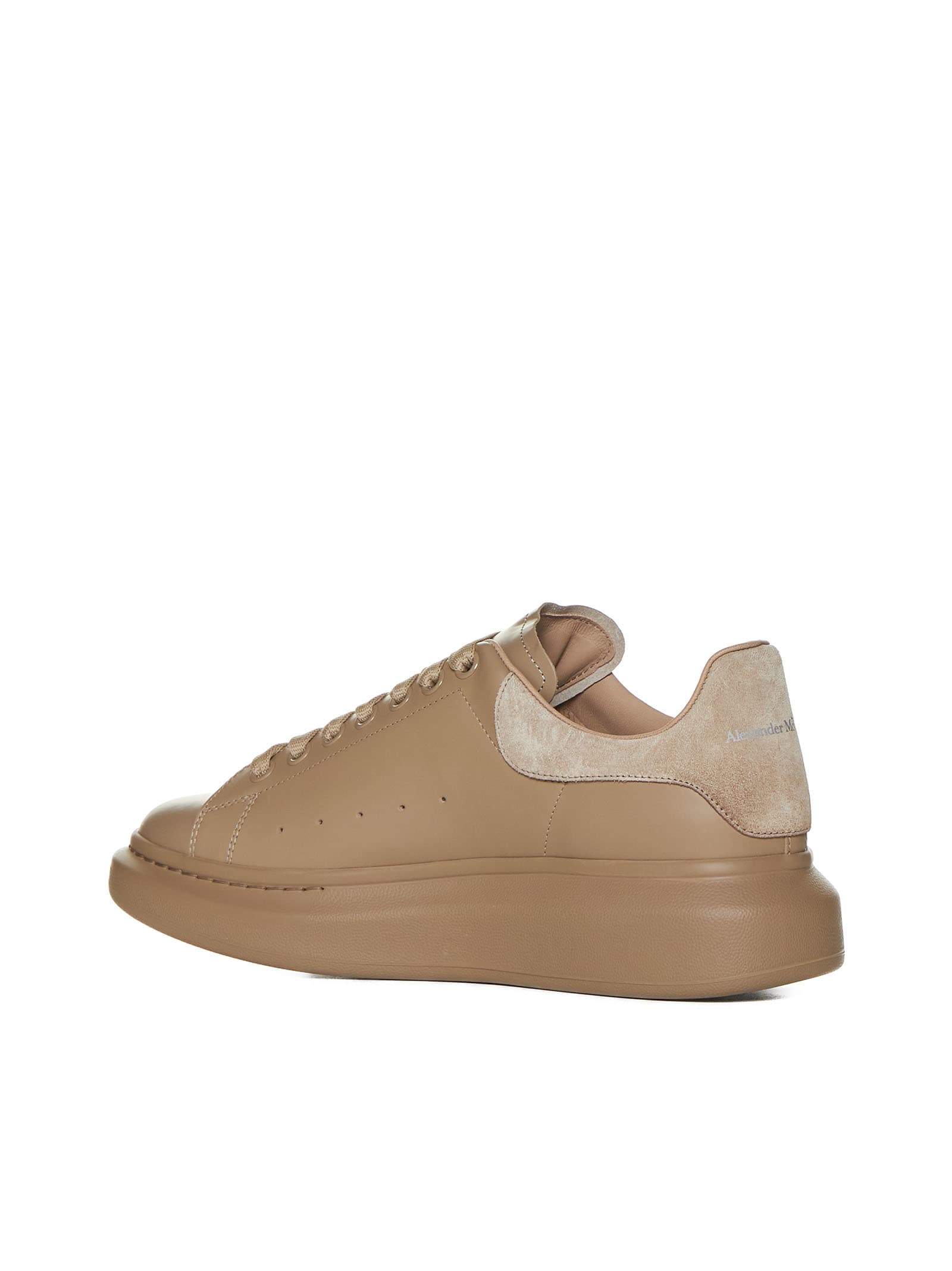 Shop Alexander Mcqueen Sneakers In Stone/stone