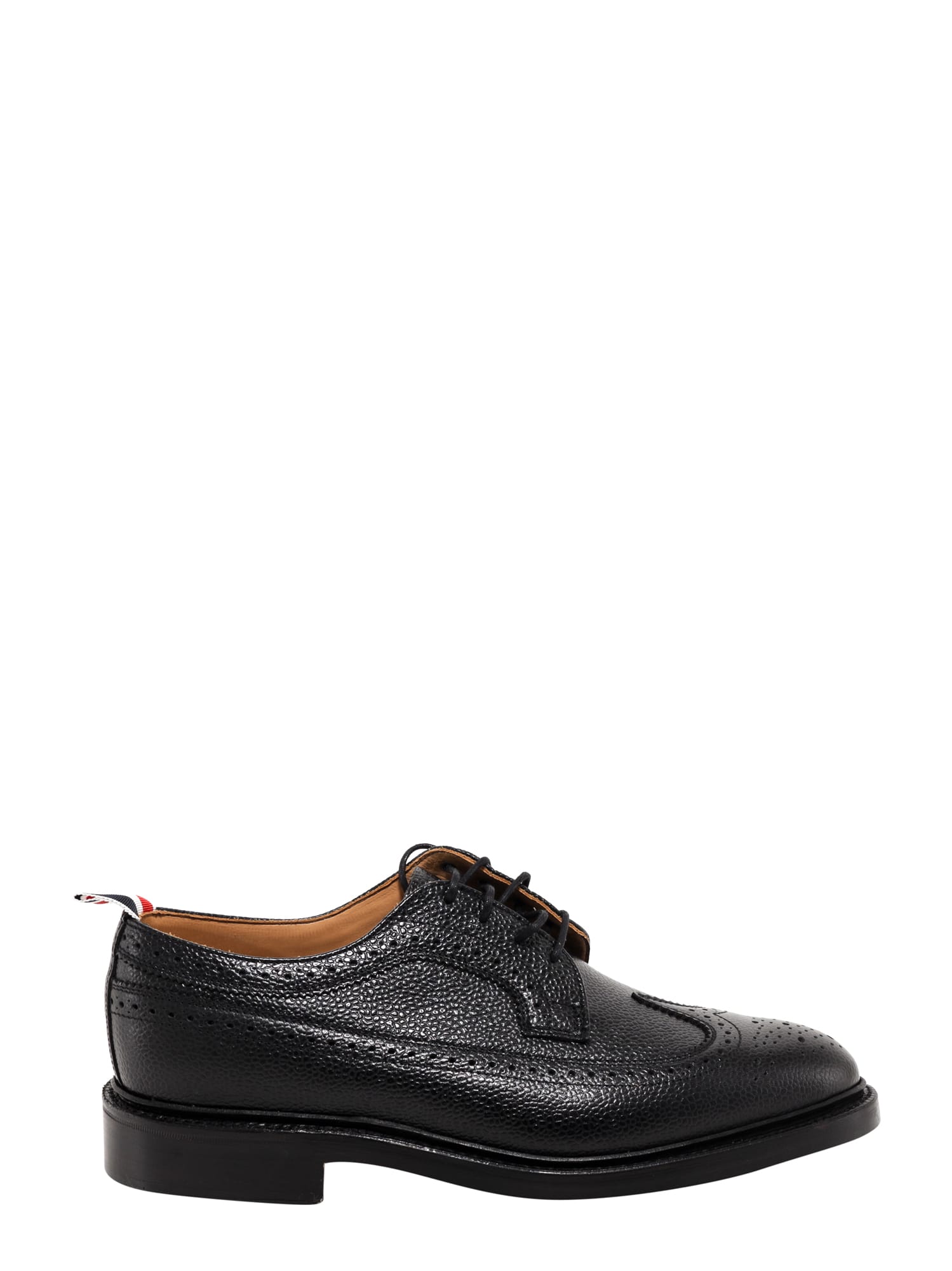 Shop Thom Browne Lace-up Shoe In Black