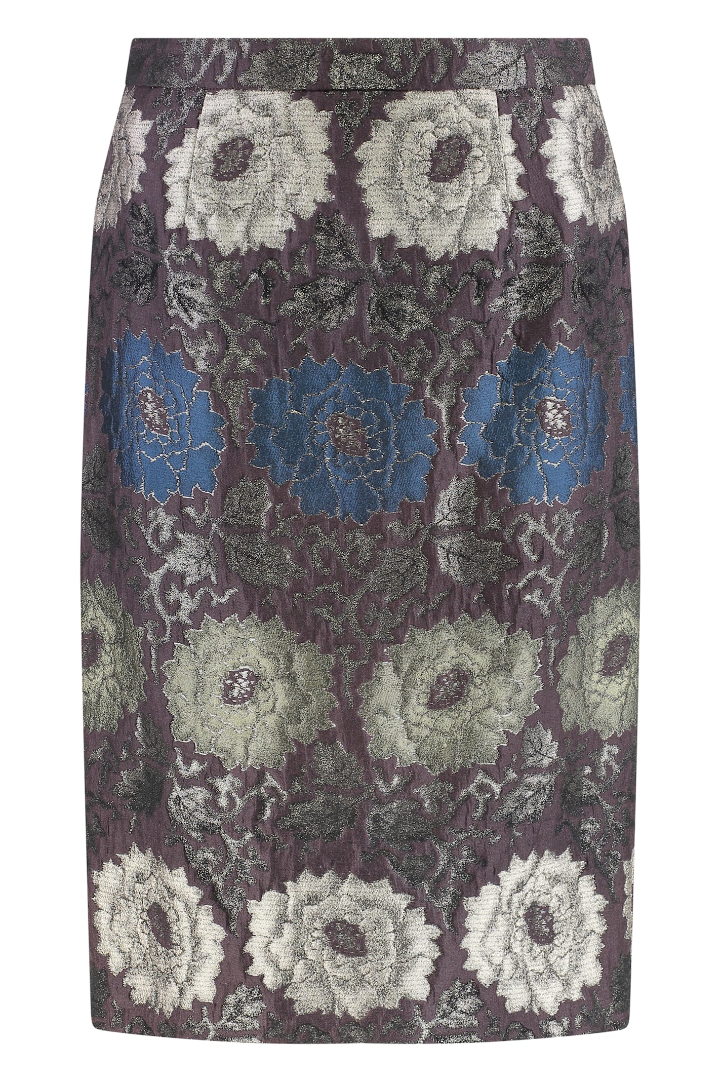 Etro Silk Blend Skirt In Multi