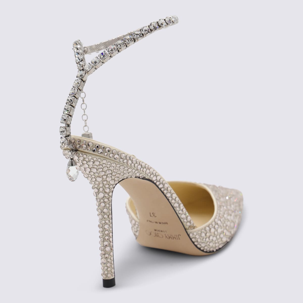 Jimmy Choo Embellished Pointed Toe Stiletto Heel Pumps In Multi