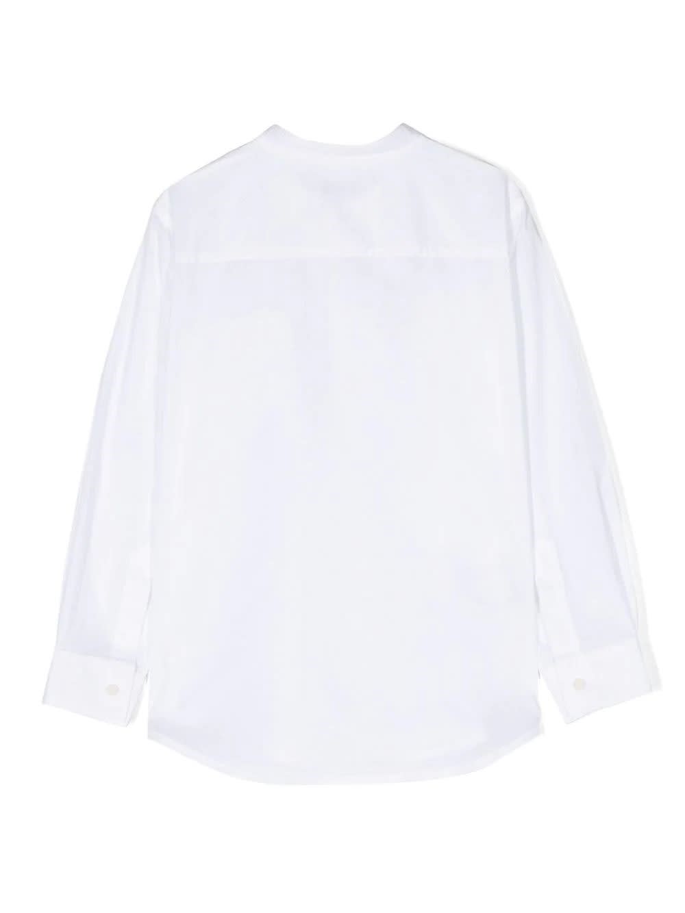 Il Gufo Kids' White Cotton Shirt