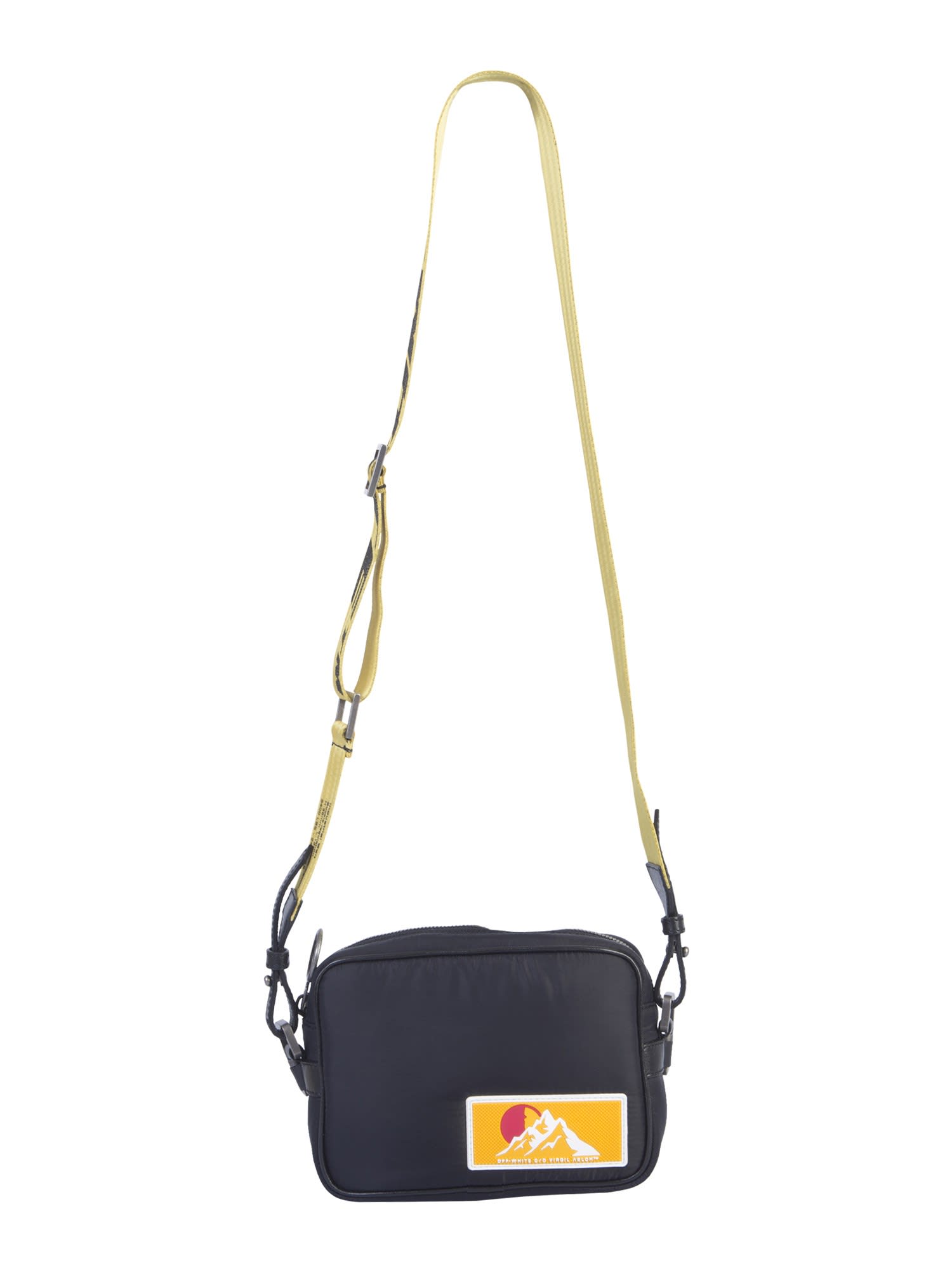 Off-white Puffy Shoulder Bag In Nero