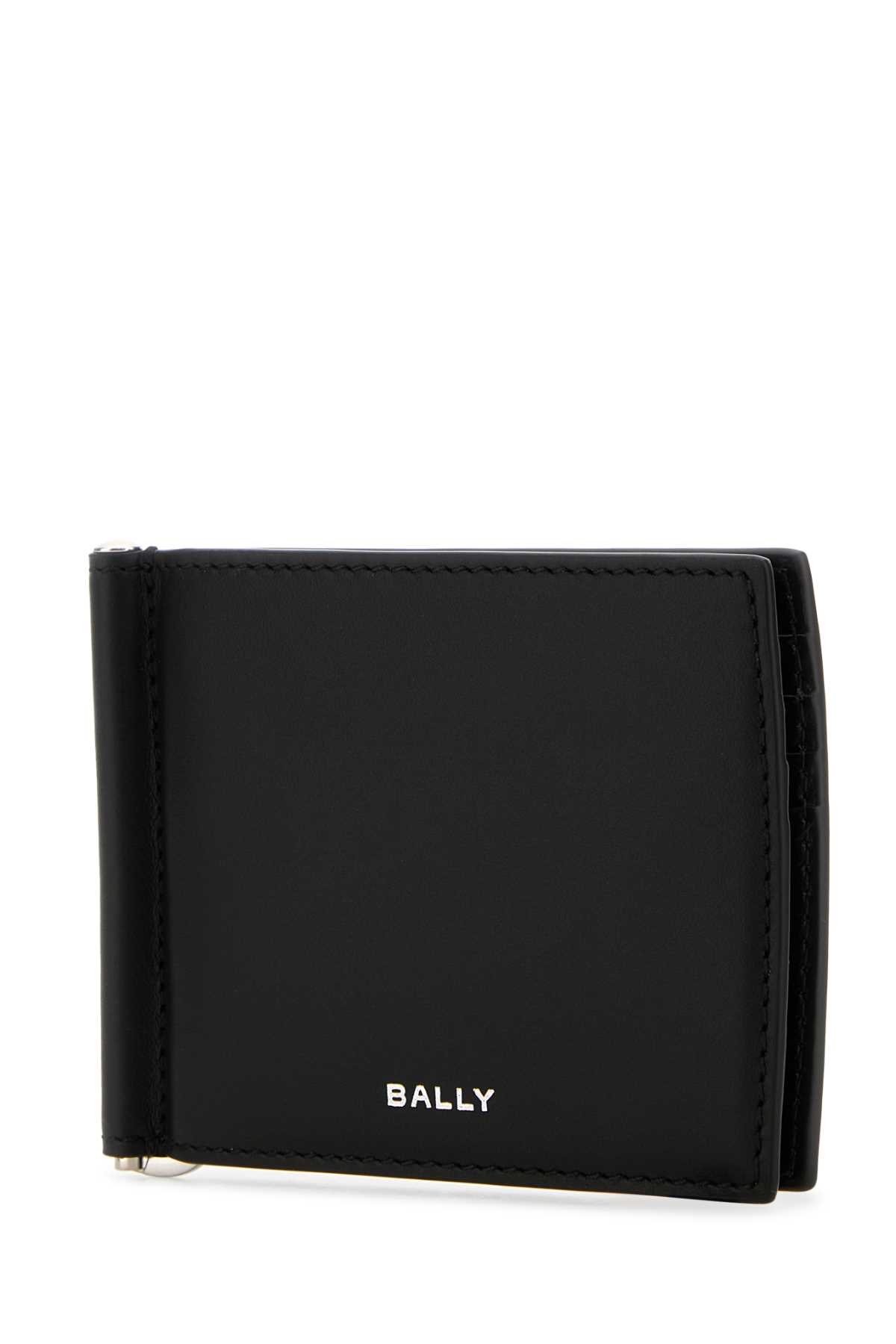 Shop Bally Black Leather Card Holder