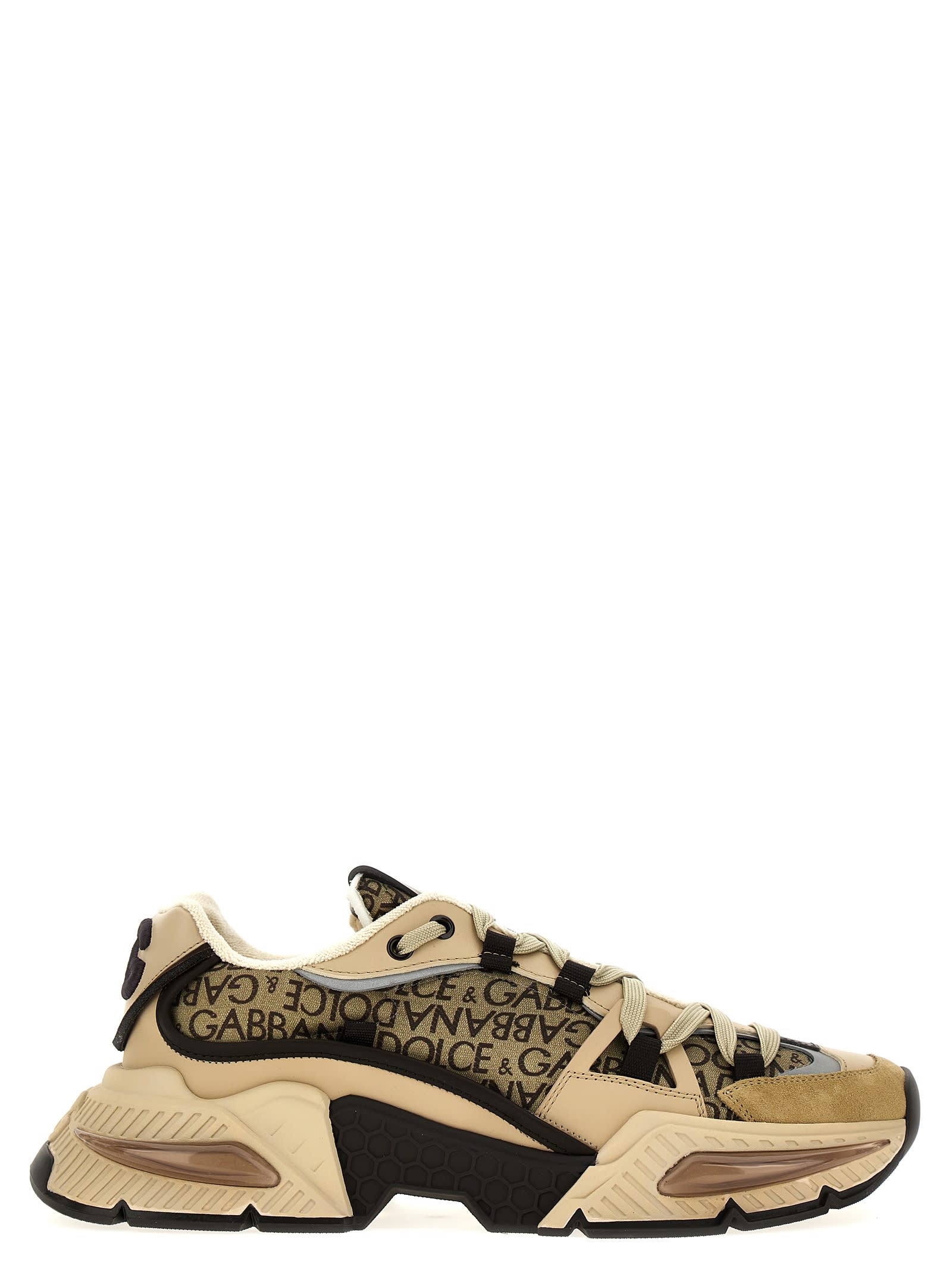 Dolce & Gabbana Airmaster Sneakers In Neutral