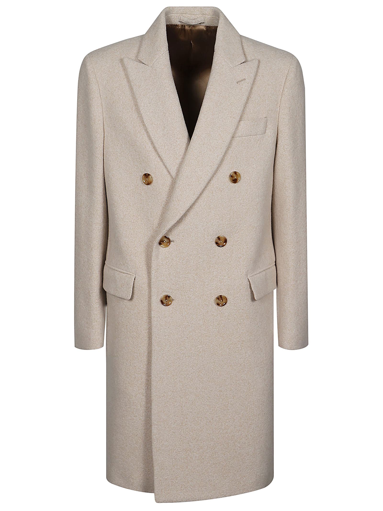 Shop Lardini Coat In Ca Beige