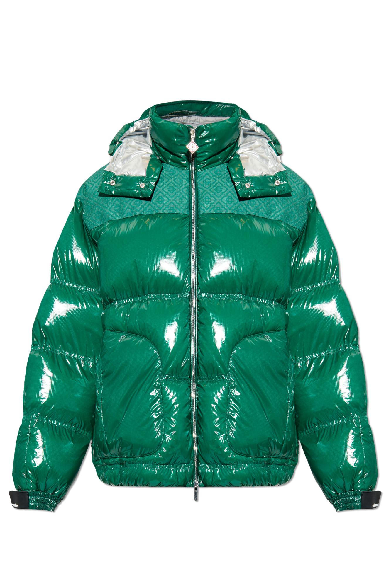 Casablanca Down-filled Relaxed Fit Puffer Jacket In Green