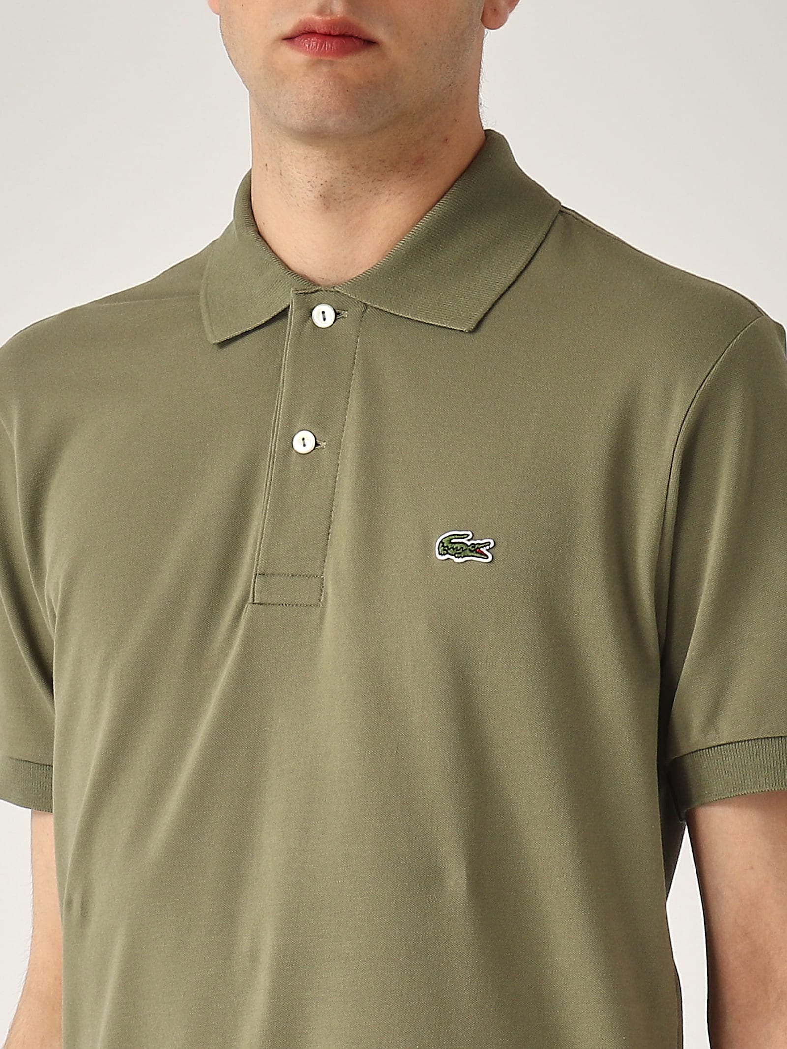 Lacoste Polo Classic Fit L.12.12 Light Green In Verde
