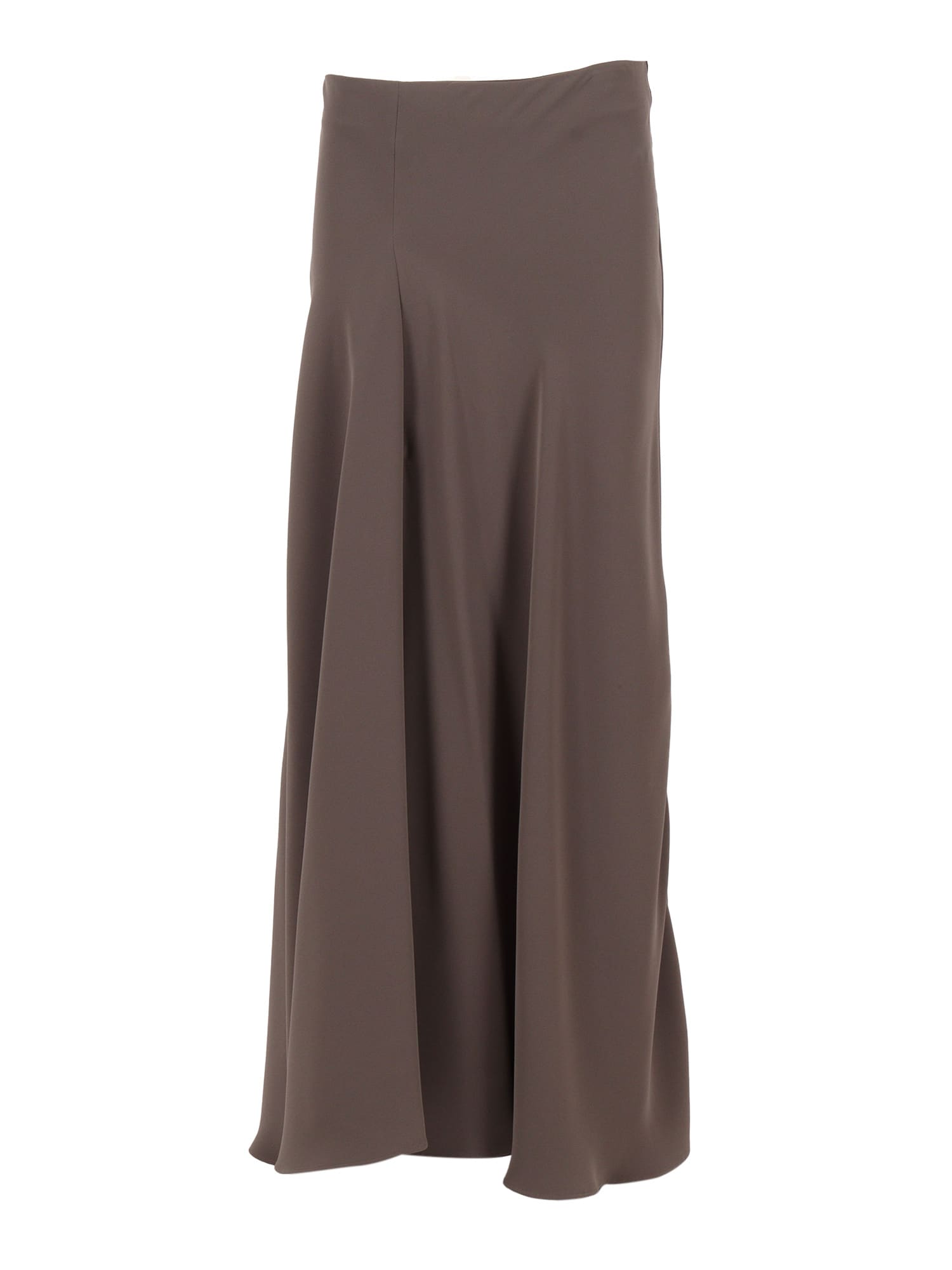 P.a.r.o.s.h Maxi Skirt With High Waist In Gold