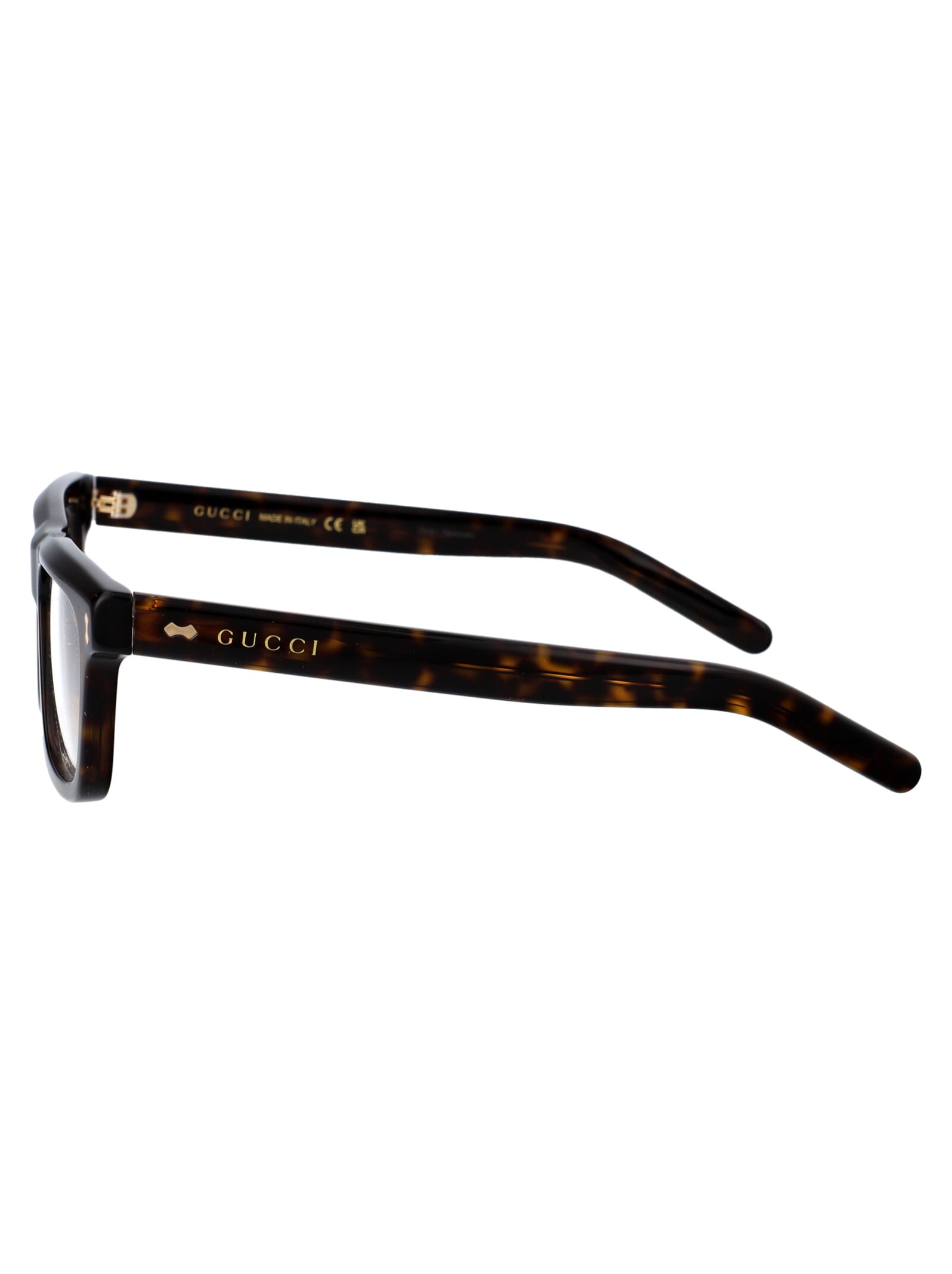 Shop Gucci Gg1525o Glasses In 002 Havana Havana Transparent