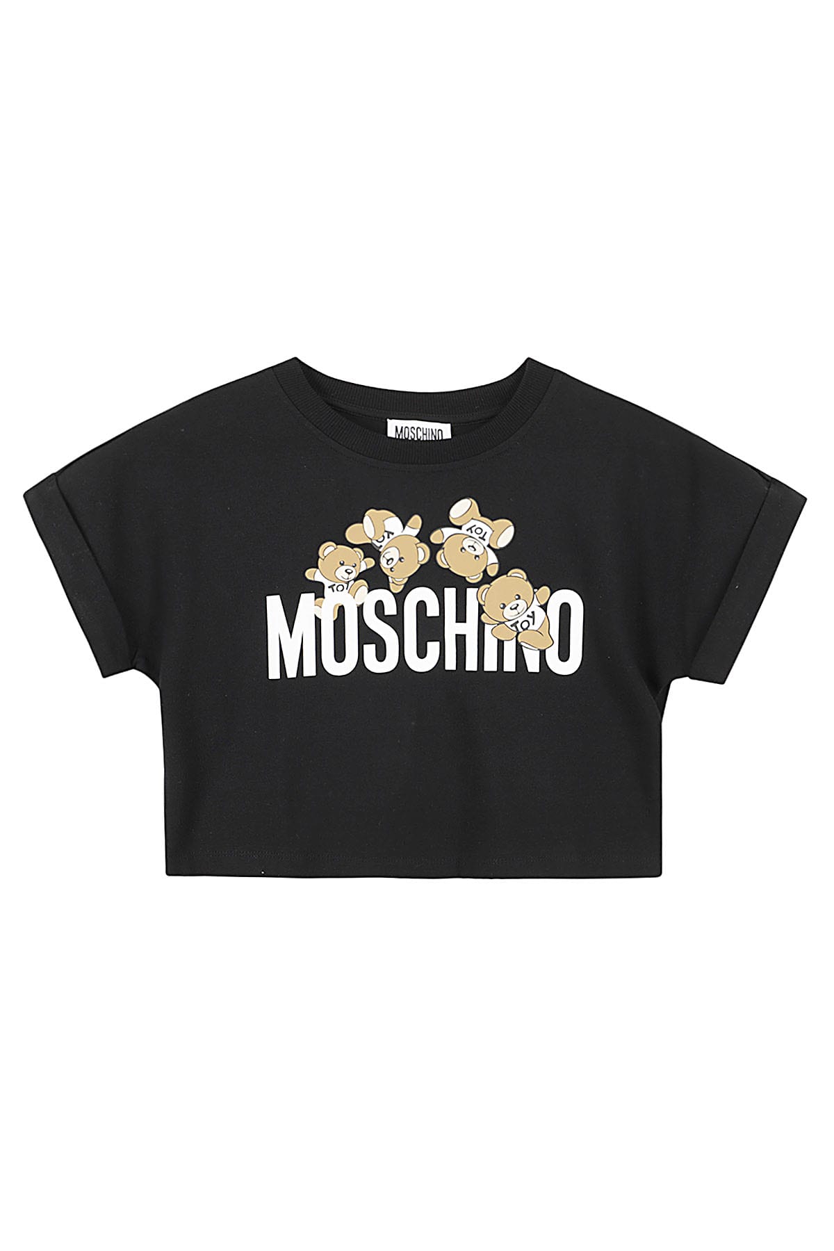 Shop Moschino Tshirt Addition In Nero