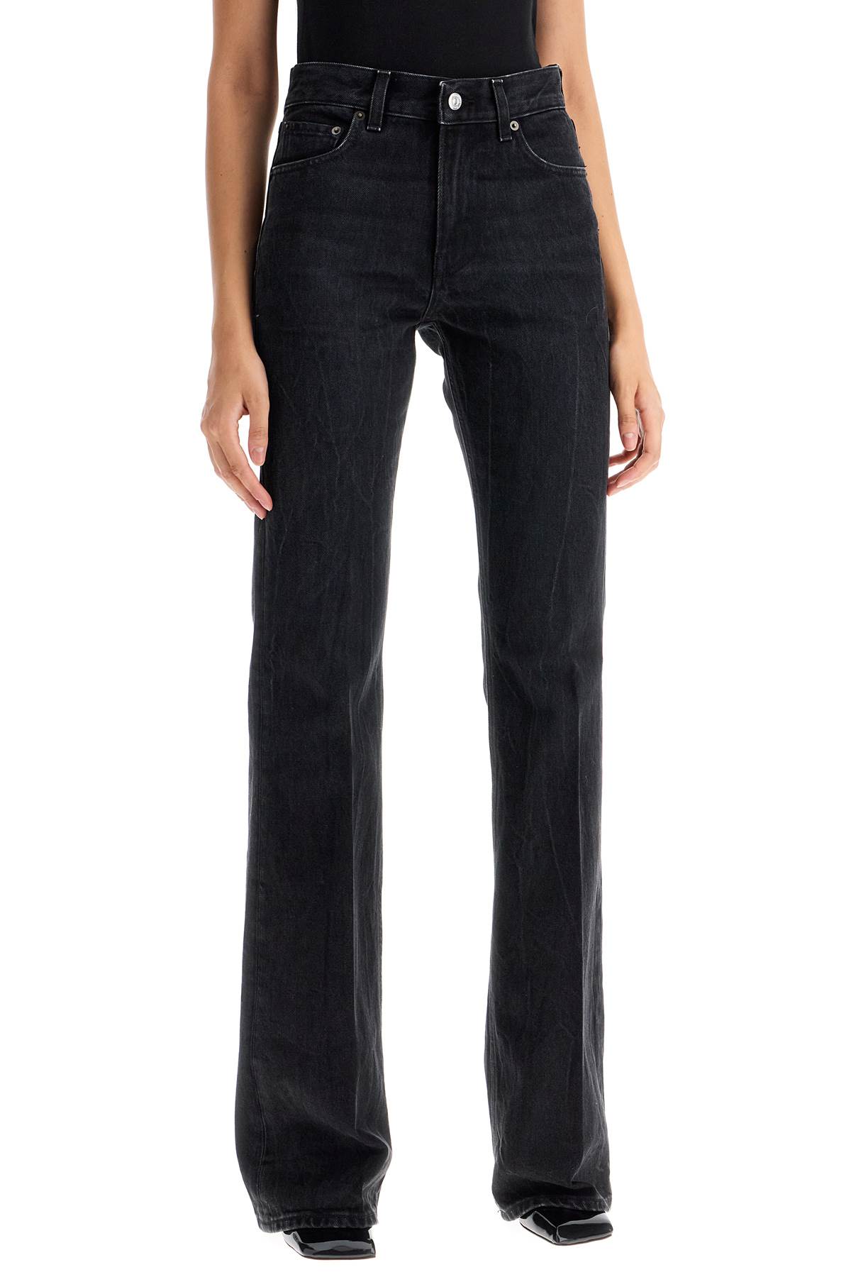 HAIKURE FLORAL BOOTCUT JEANS 