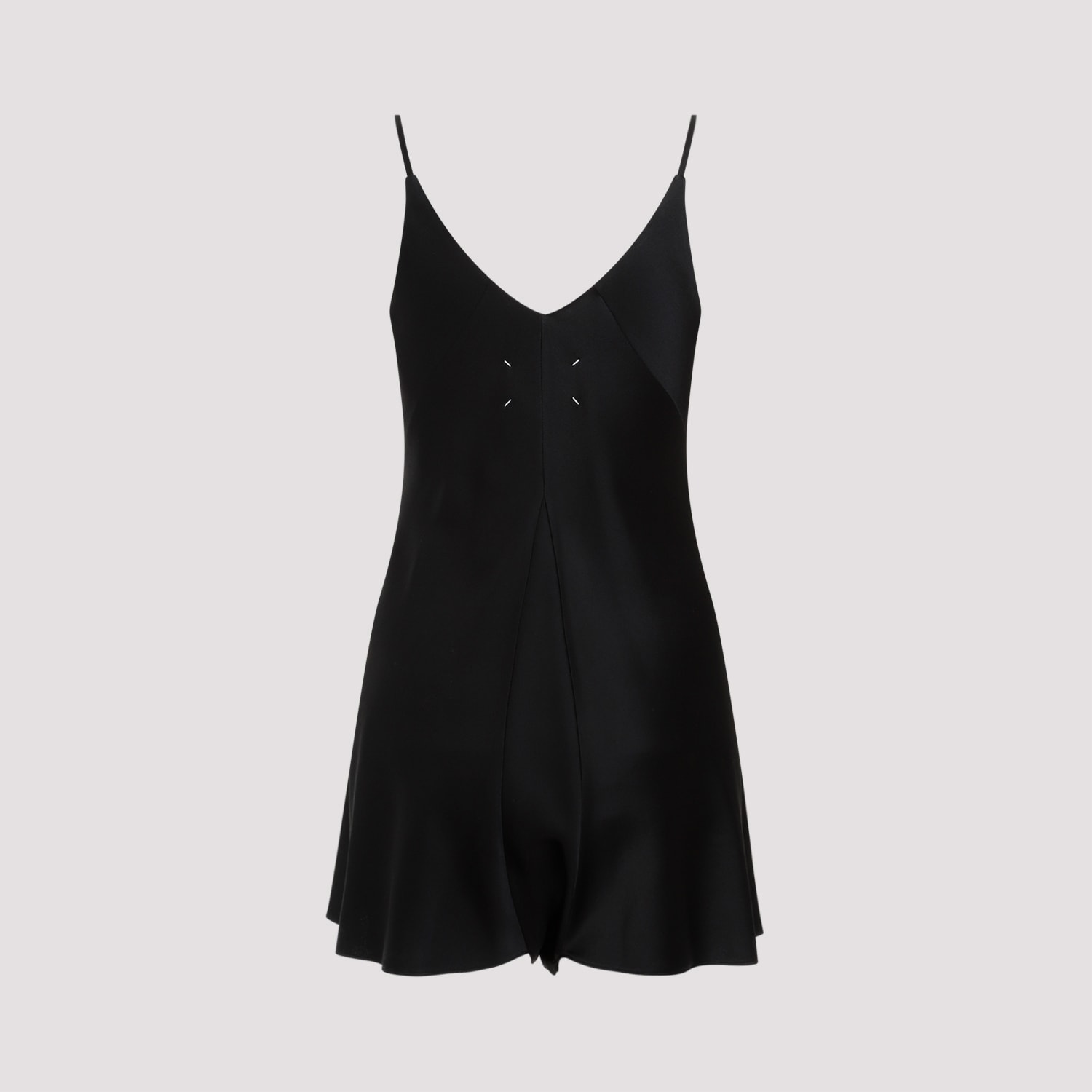 Shop Maison Margiela Viscose Jumpsuit In Black