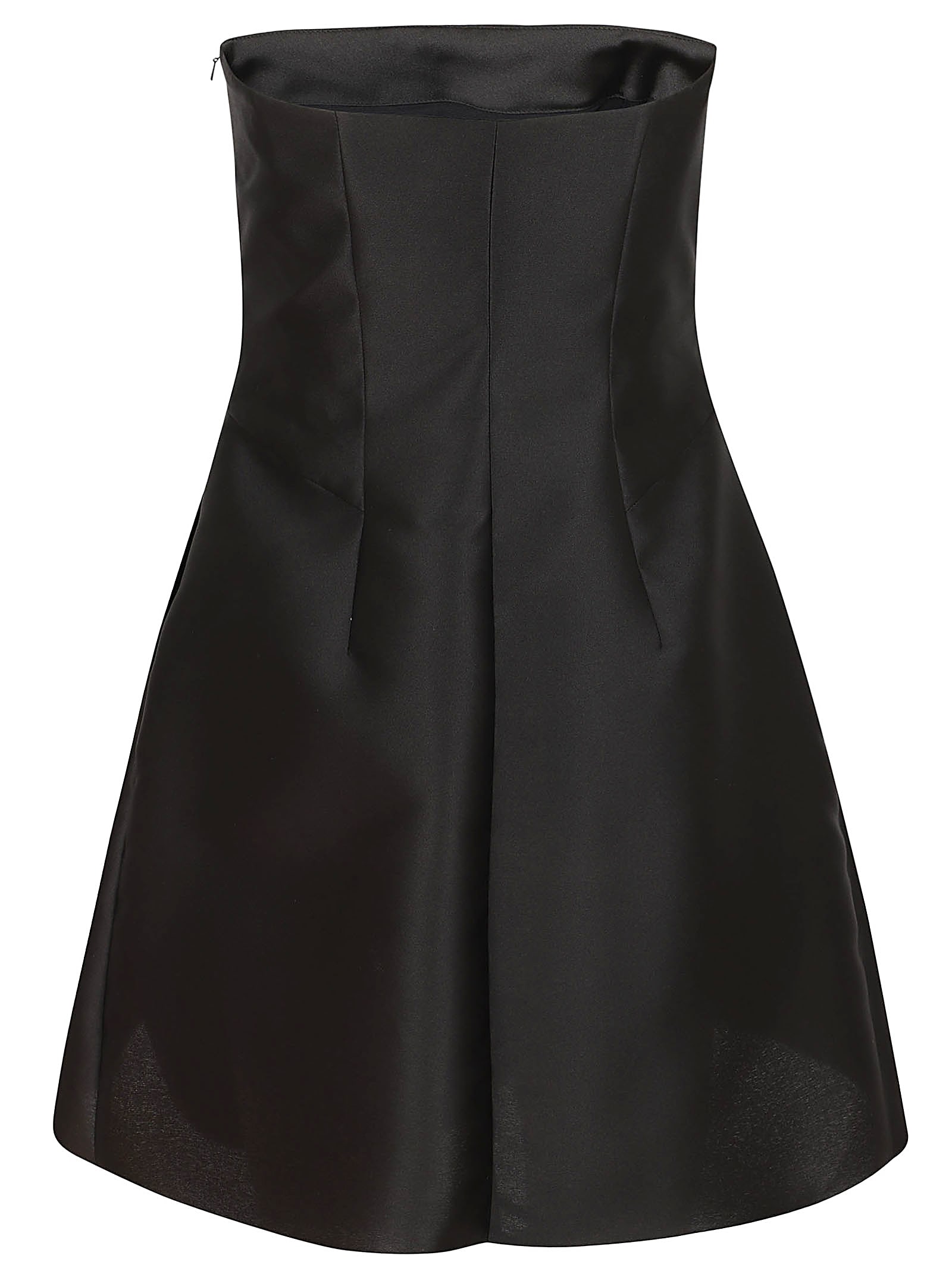 Shop Alberta Ferretti Mini Dress In Nero