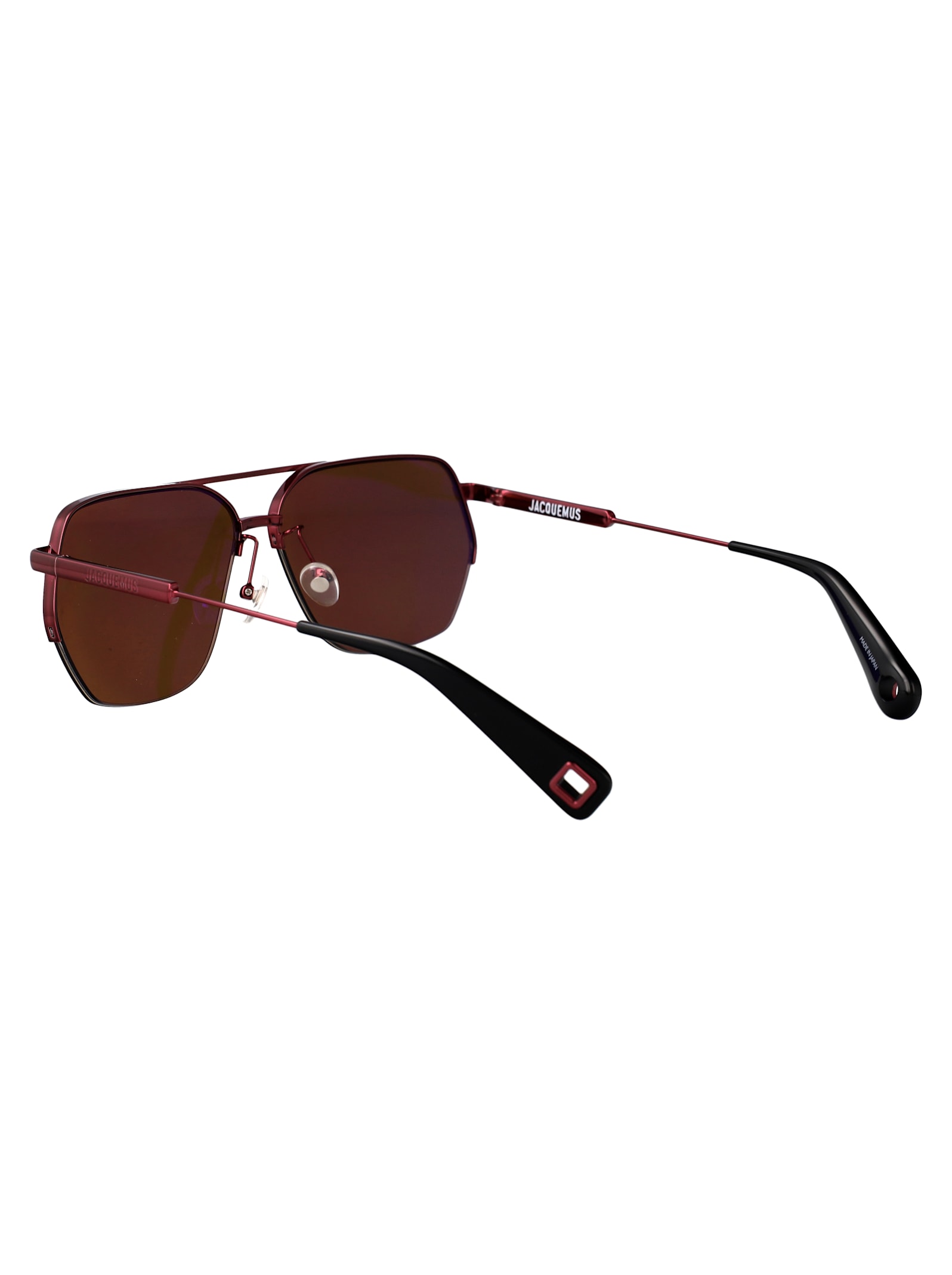 Jacquemus Aviador Sunglasses In Brown
