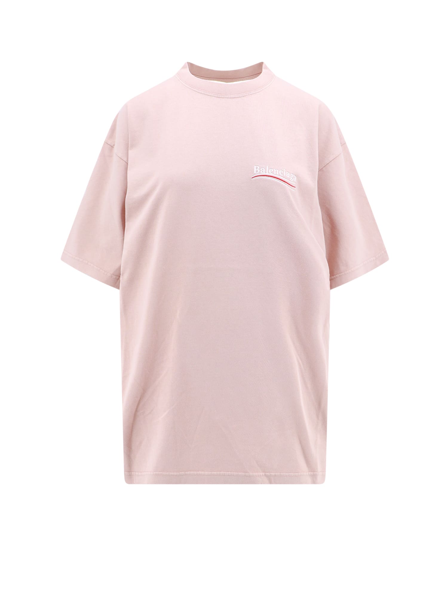 Shop Balenciaga T-shirt In Pink