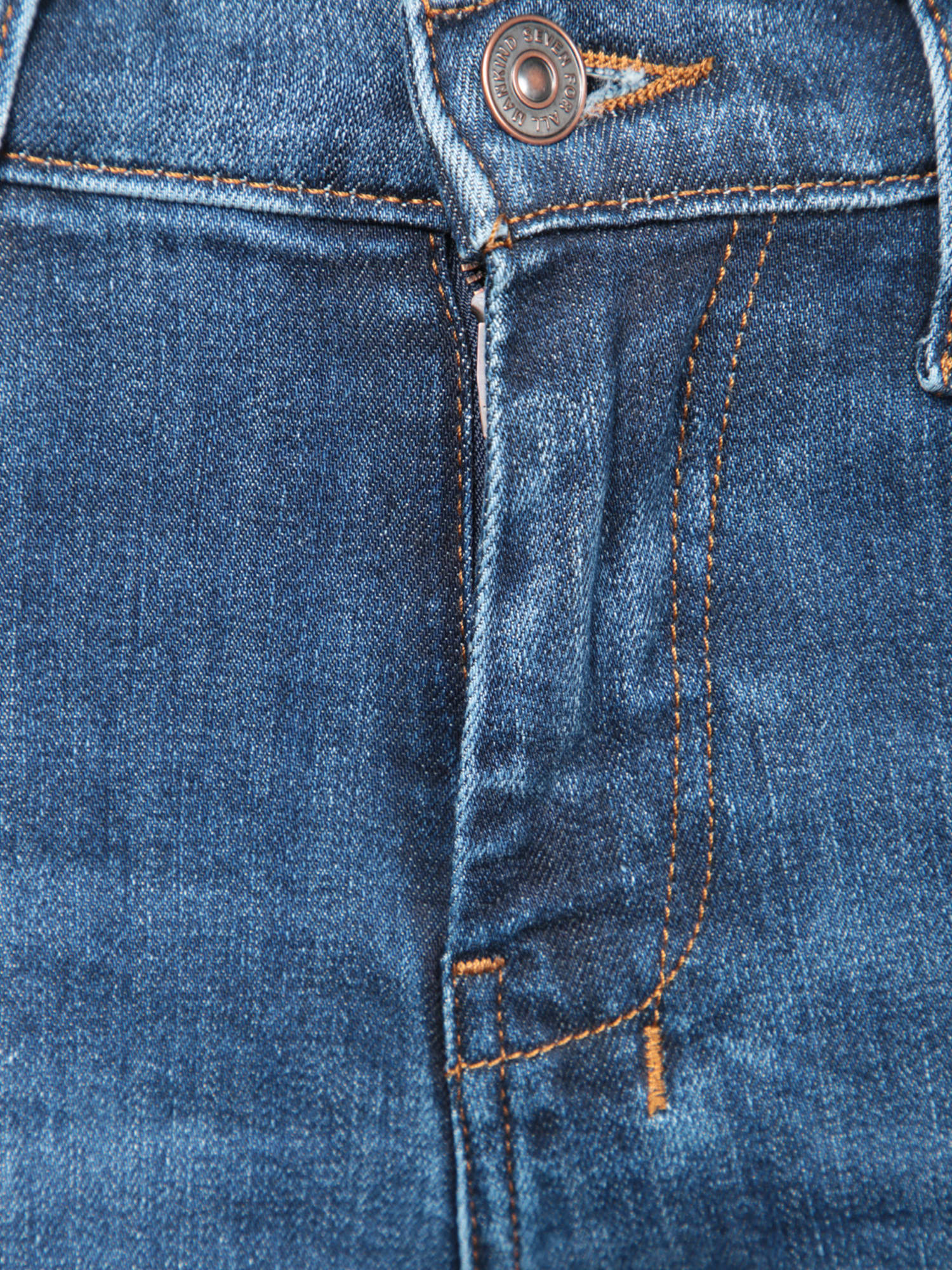 7 For All Mankind Flared High-waist Blue Jeans With Timeless Design In Blue