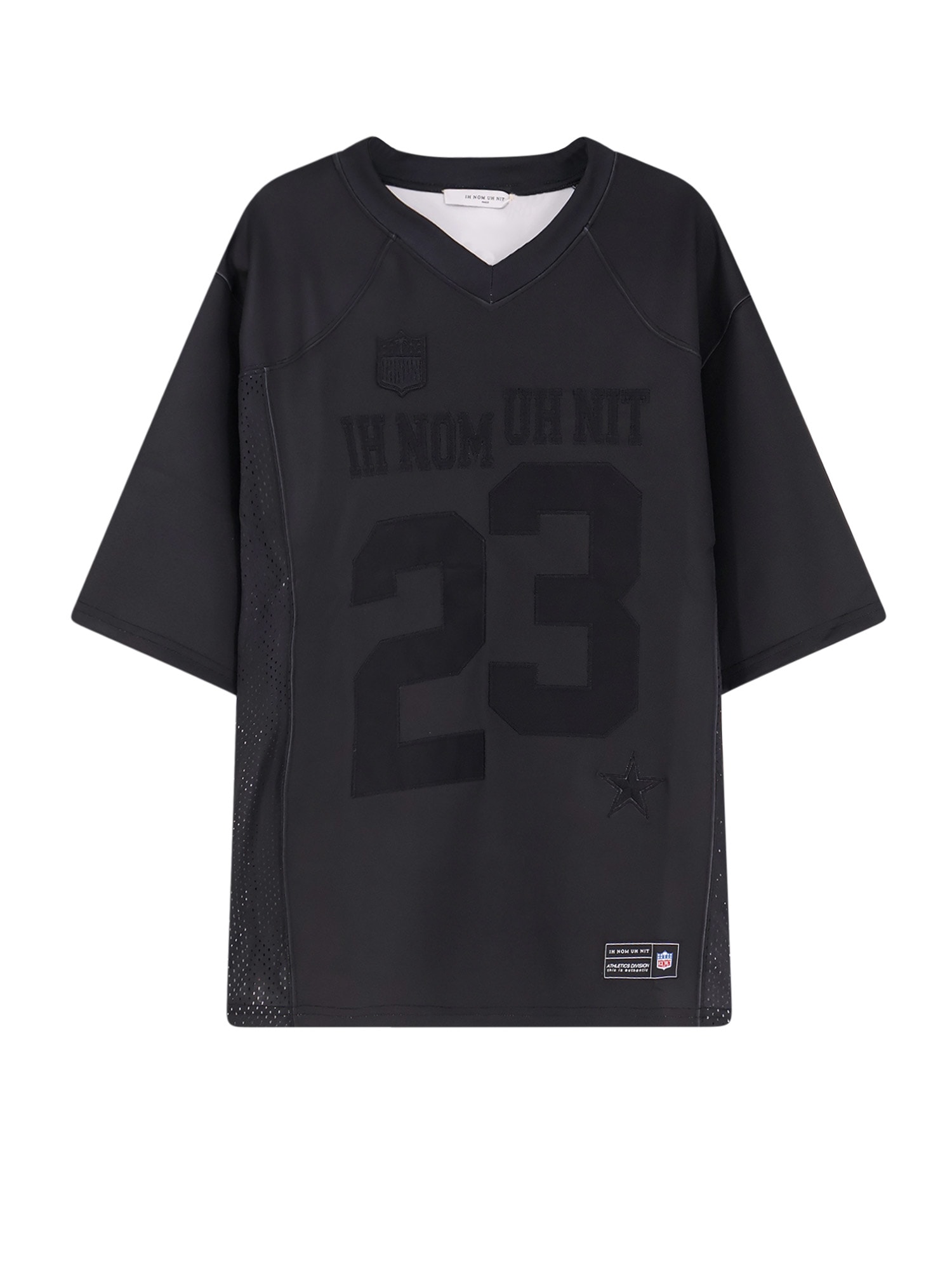 Ih Nom Uh Nit Performance Fabric Short Sleeve T-shirt In Black